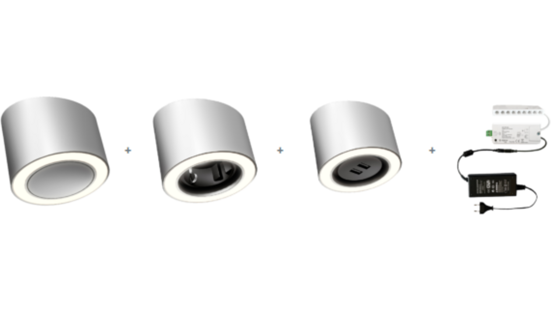 1x Unika Edel. Look 24V + 1x WCD + 1x USB + MC Easy + Driver