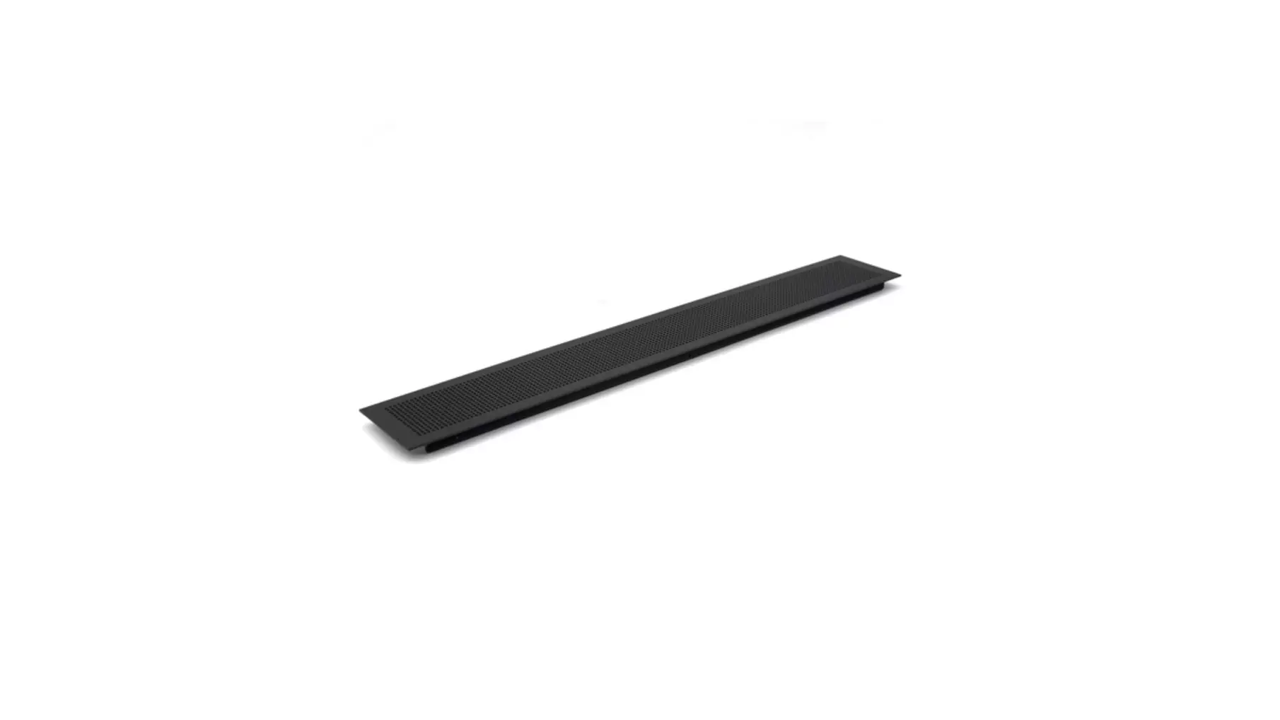Luchtrooster aluminium mat zwart 400x60mm