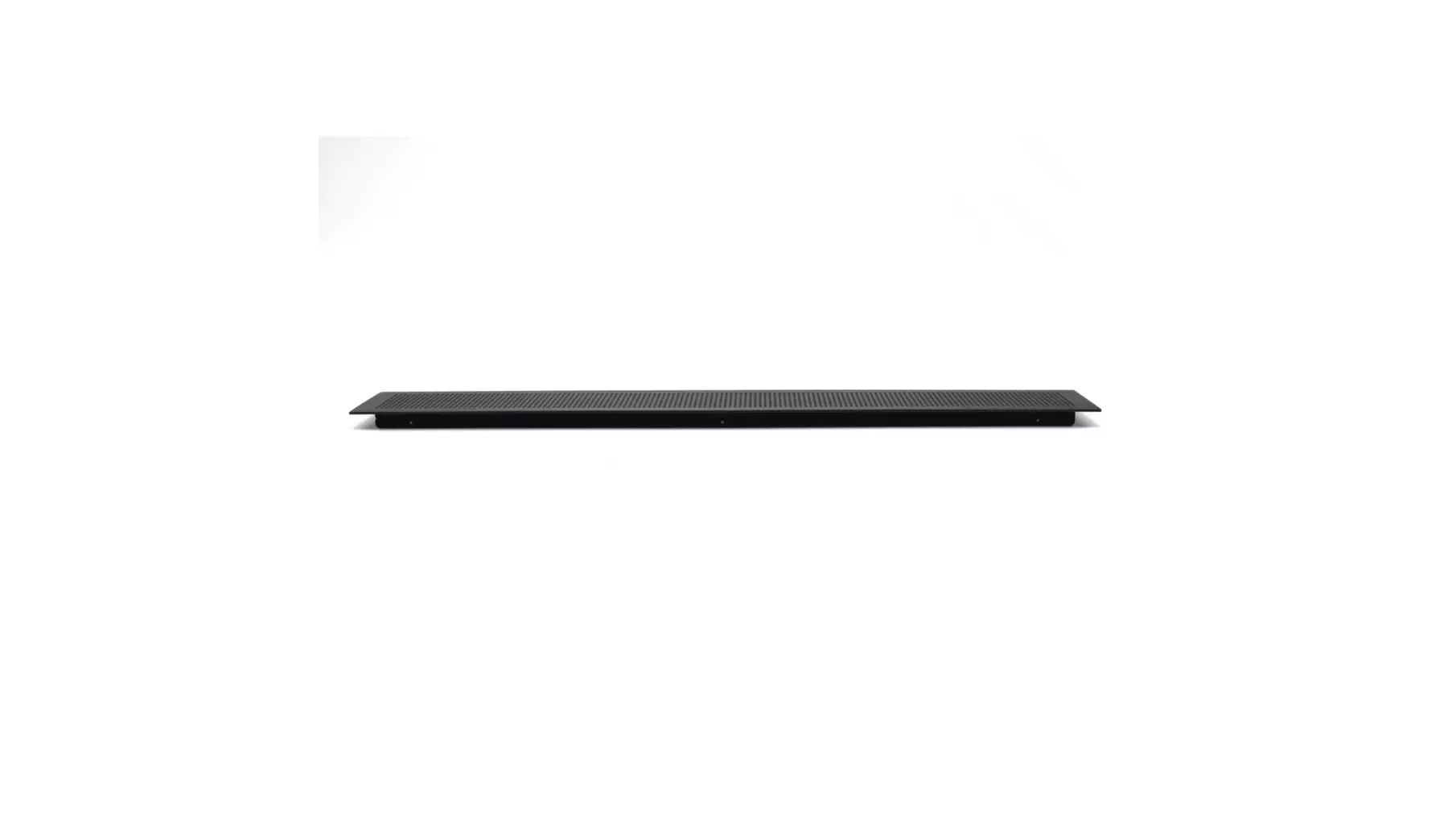 Luchtrooster aluminium mat zwart 400x60mm