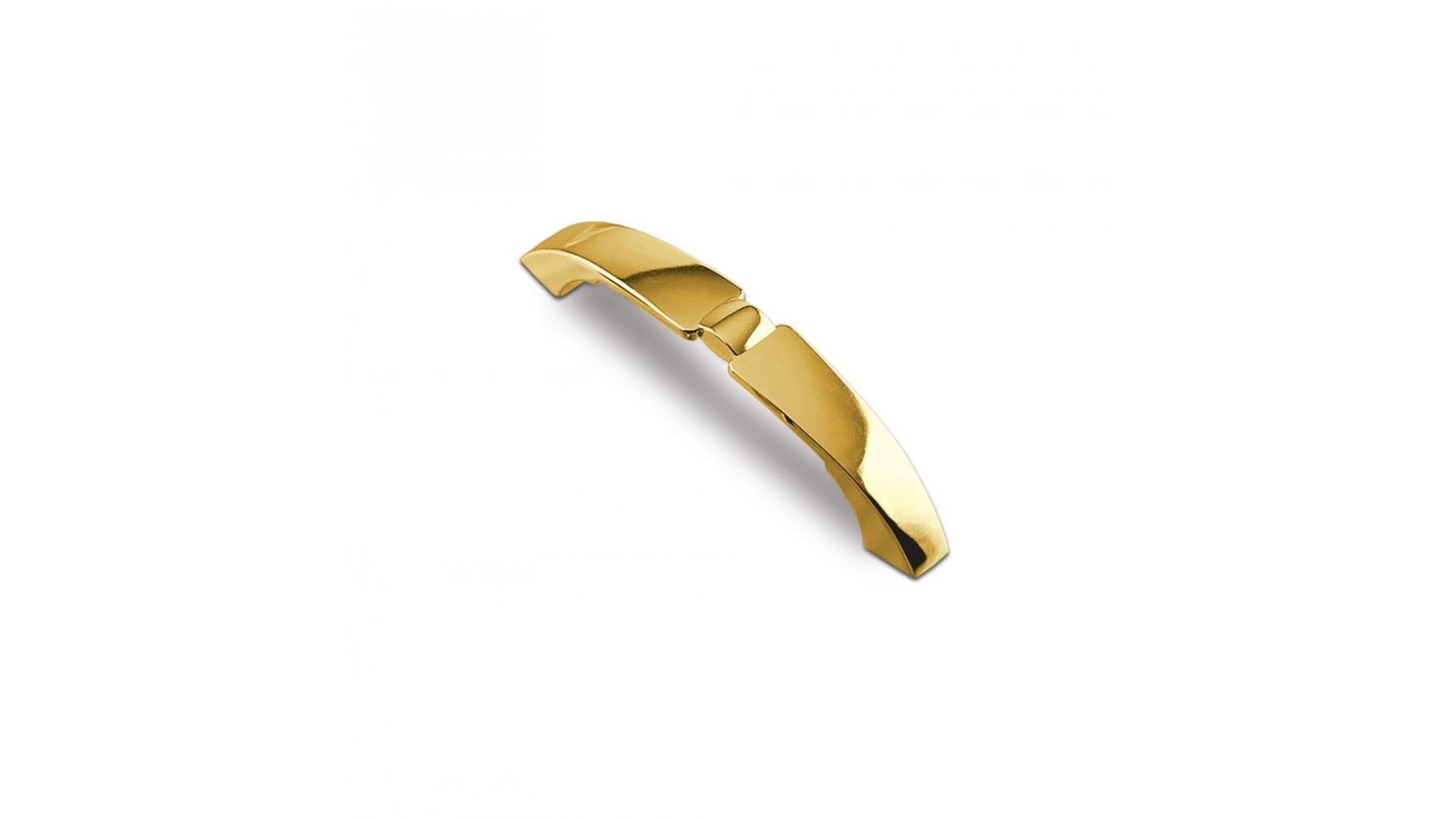 Greep METAL 724 antiek messing 149x20mm, hartmaat 128mm