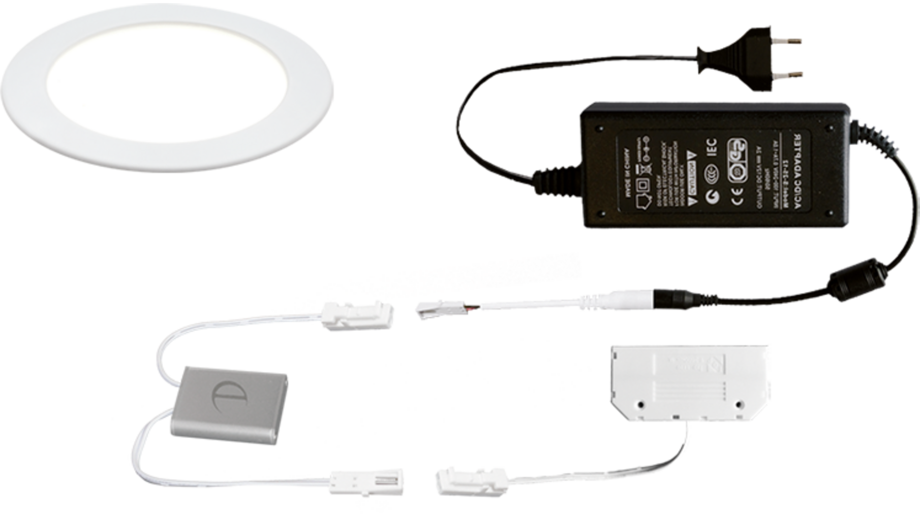 1x Smally 24V mat wit + Dotti TouchDimmer + driver 24V/24W