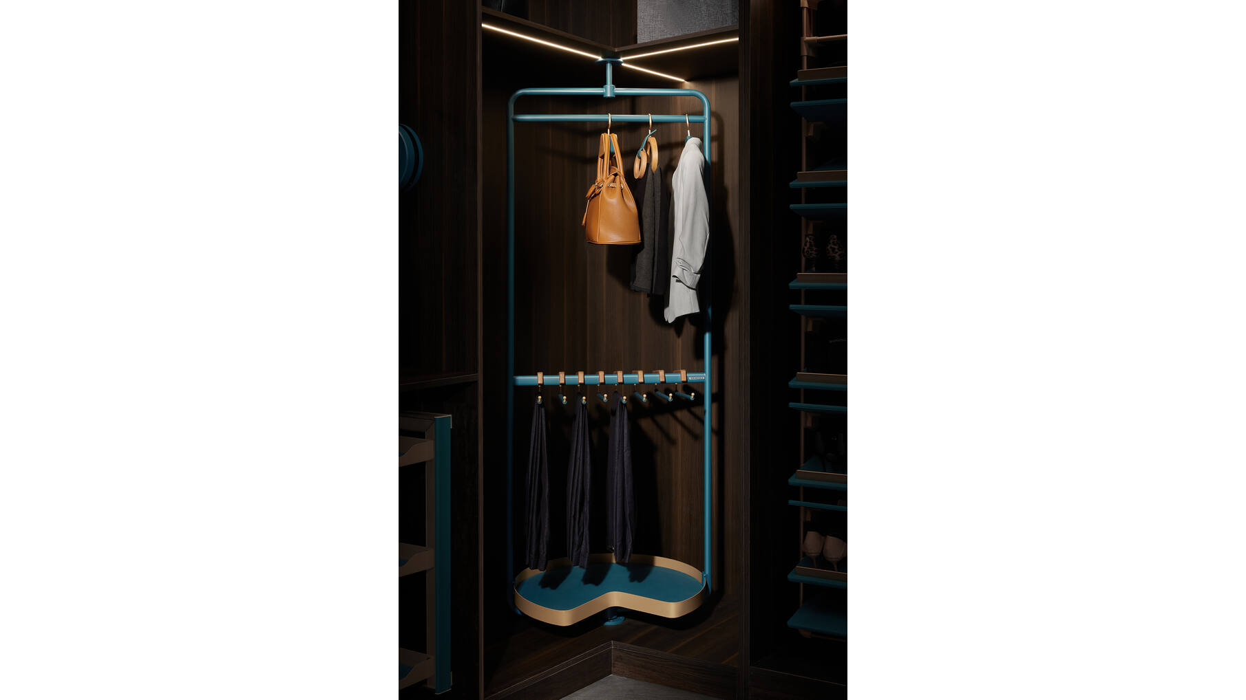 706202 B Series - Multifunctional Corner Moran Green