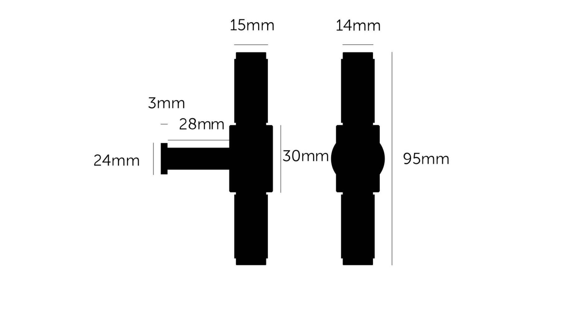 T-Bar/Cross/Brass