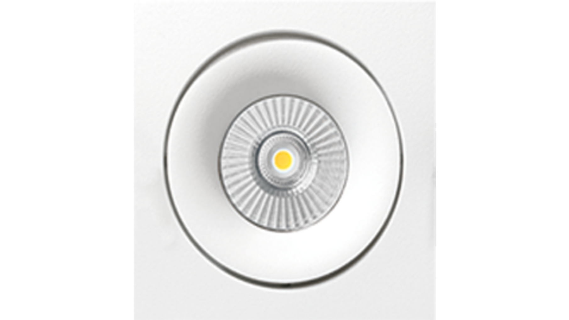 Cádiz kantelbare inbouw vierkant wit + Triac driver