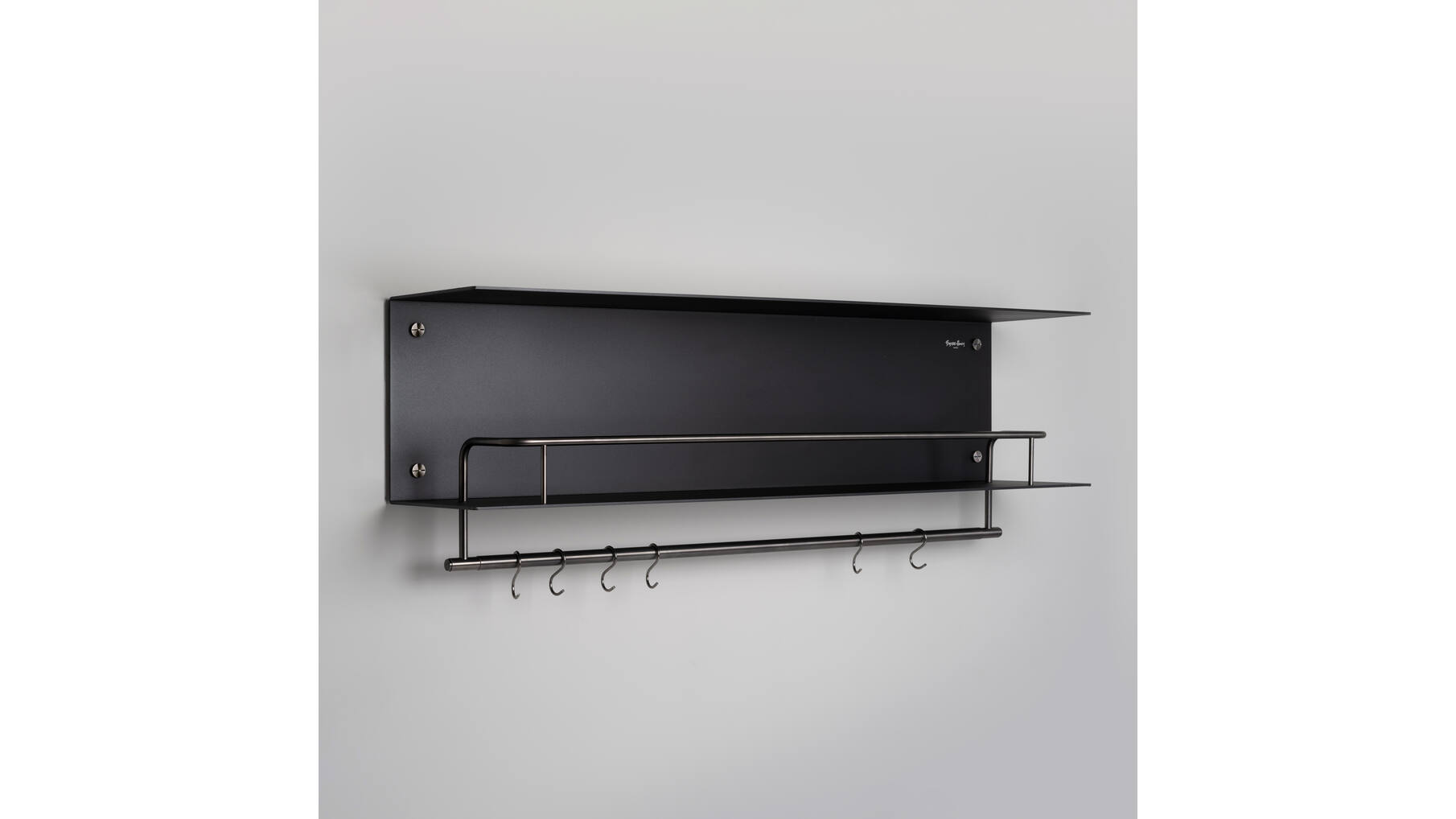 Hanger Shelf/Black/Gun Metal
