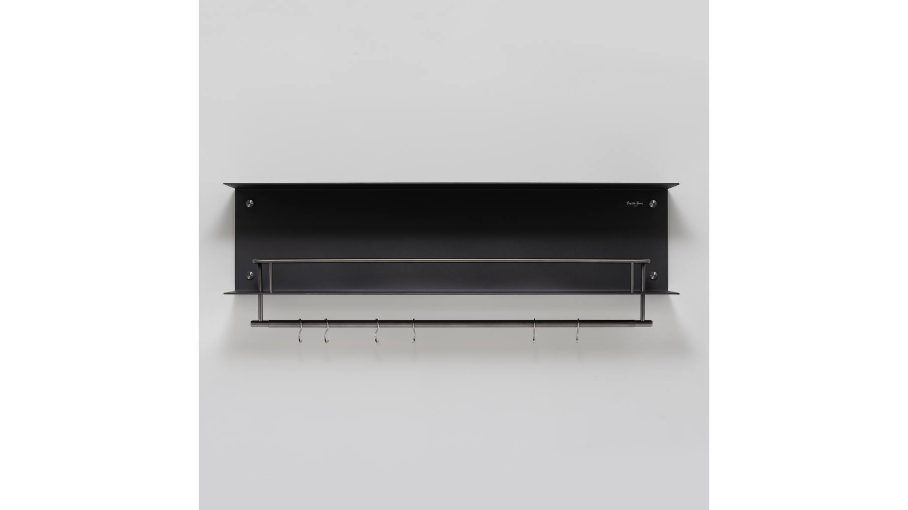Hanger Shelf/Black/Gun Metal