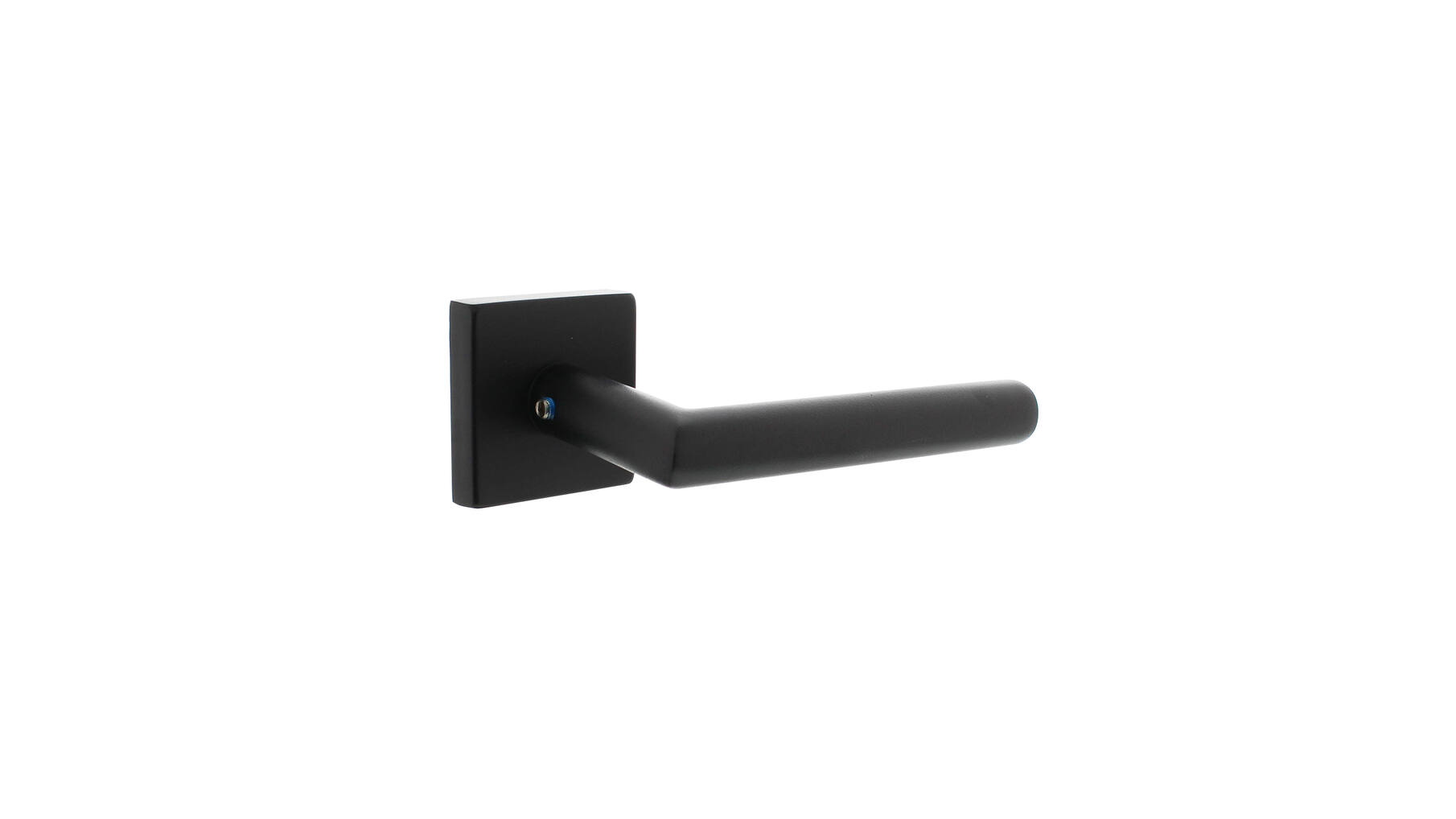 Deurkruk Jura op vierkante massieve rozet 53x53x10 mm