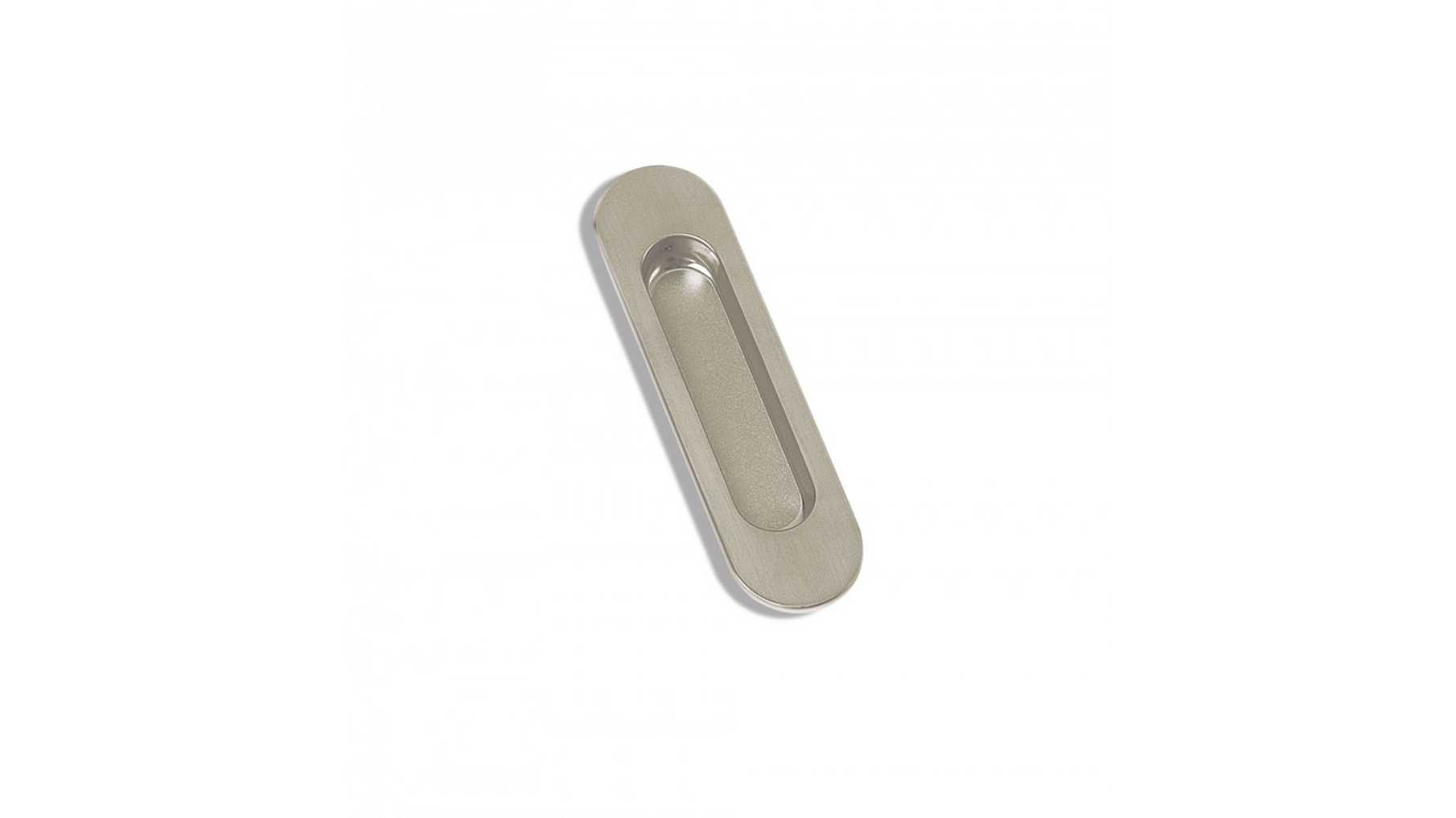 Komgreep geborsteld nikkel 110x36mm, inlaat 69x26x11mm
