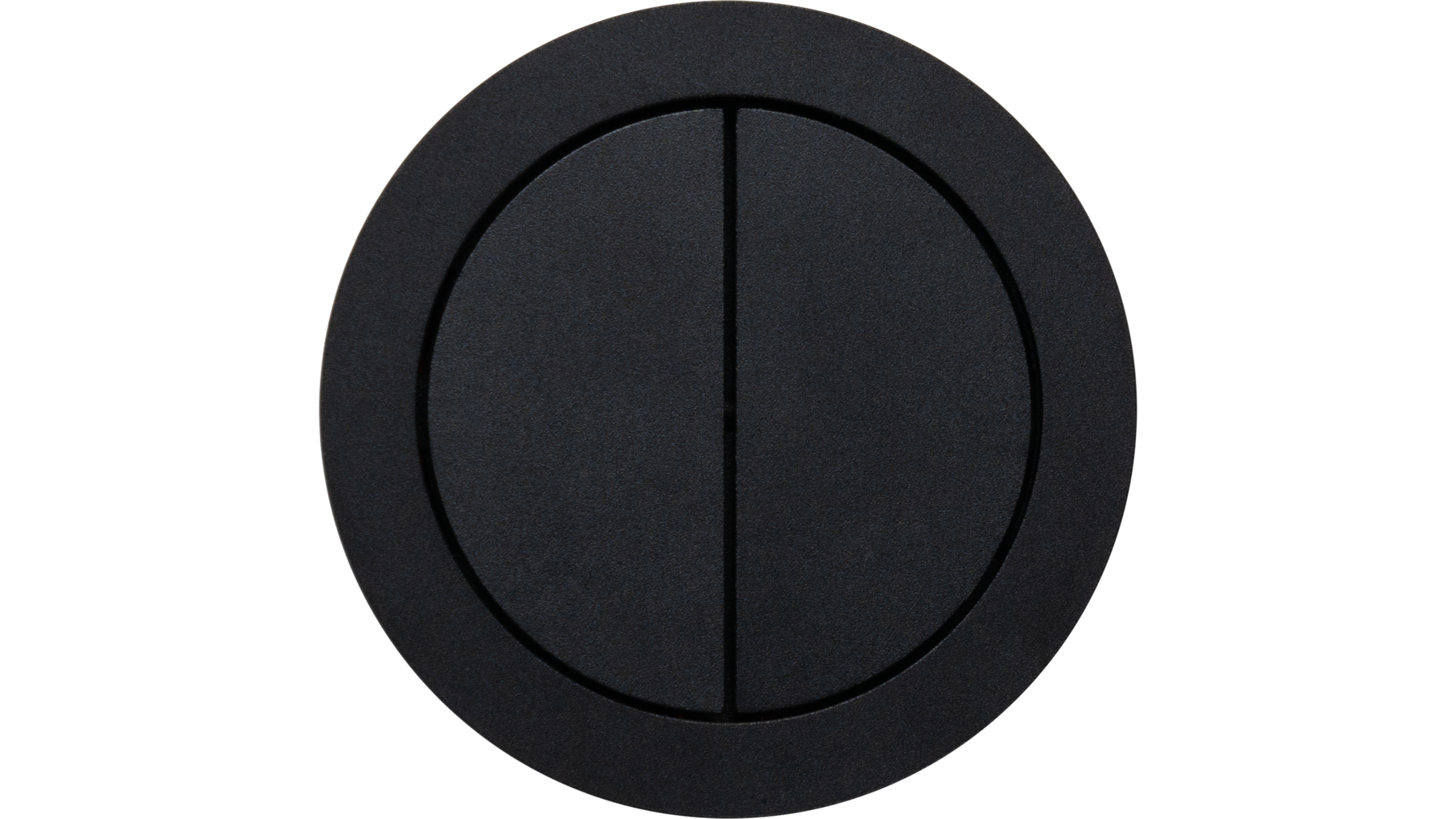 Rond 2.0 Push button 4X- s. trim - black ano