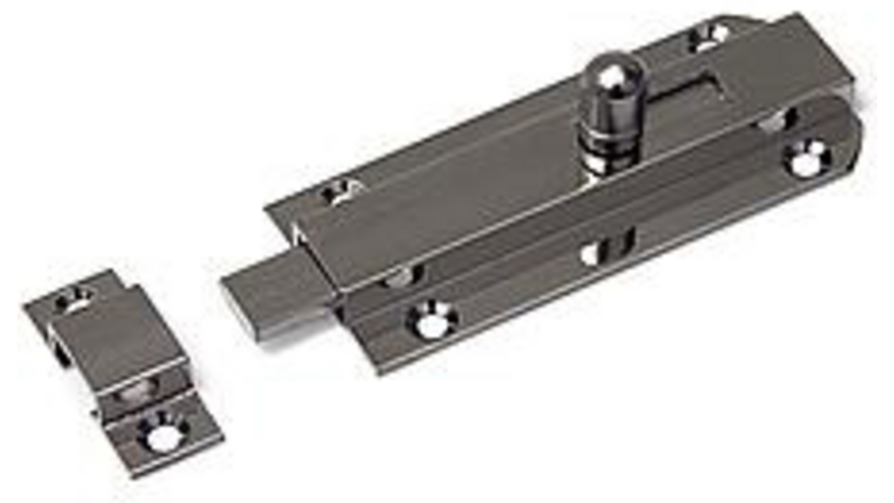 Profielschuif / vlak model / 35x080mm / messing vernikkeld