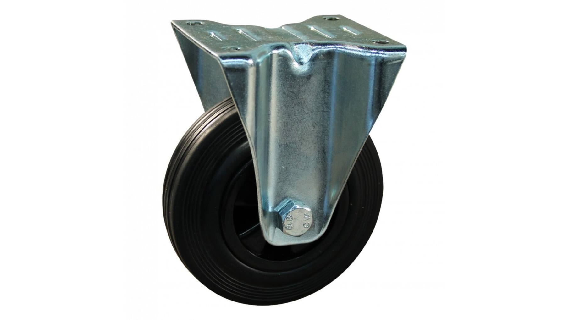 Bokwiel 80x30mm hoogte 106mm draagkracht 50 kilogram