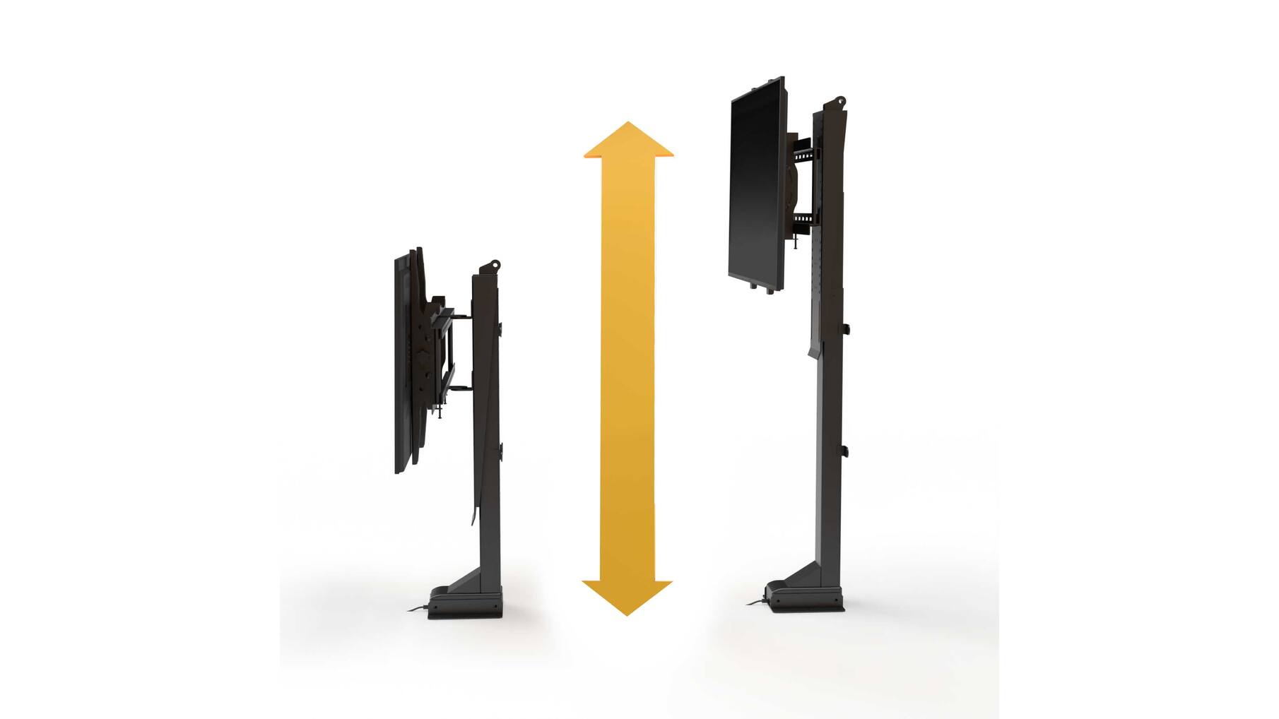 TV lift elektrisch hoogte van 860-1860mm voor tv's 32-75"