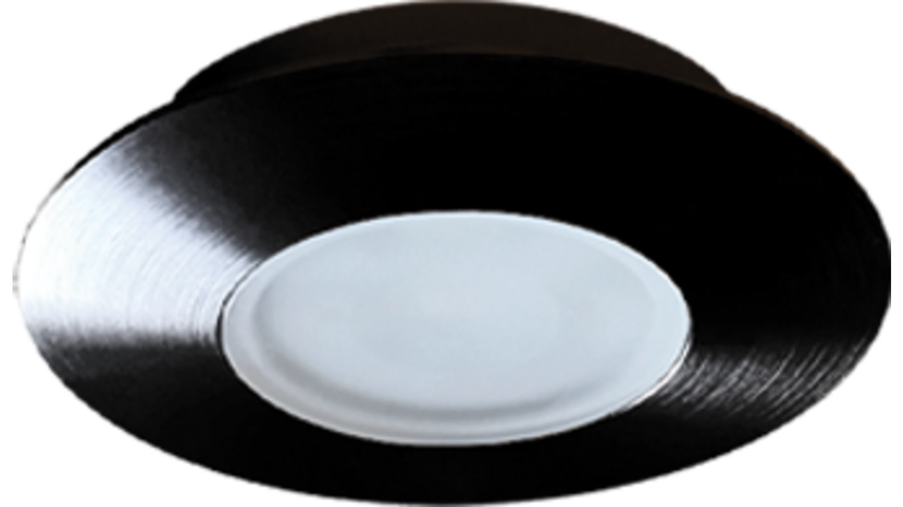 Losse spot Napoli rond zwart DTW 3000K-2200K