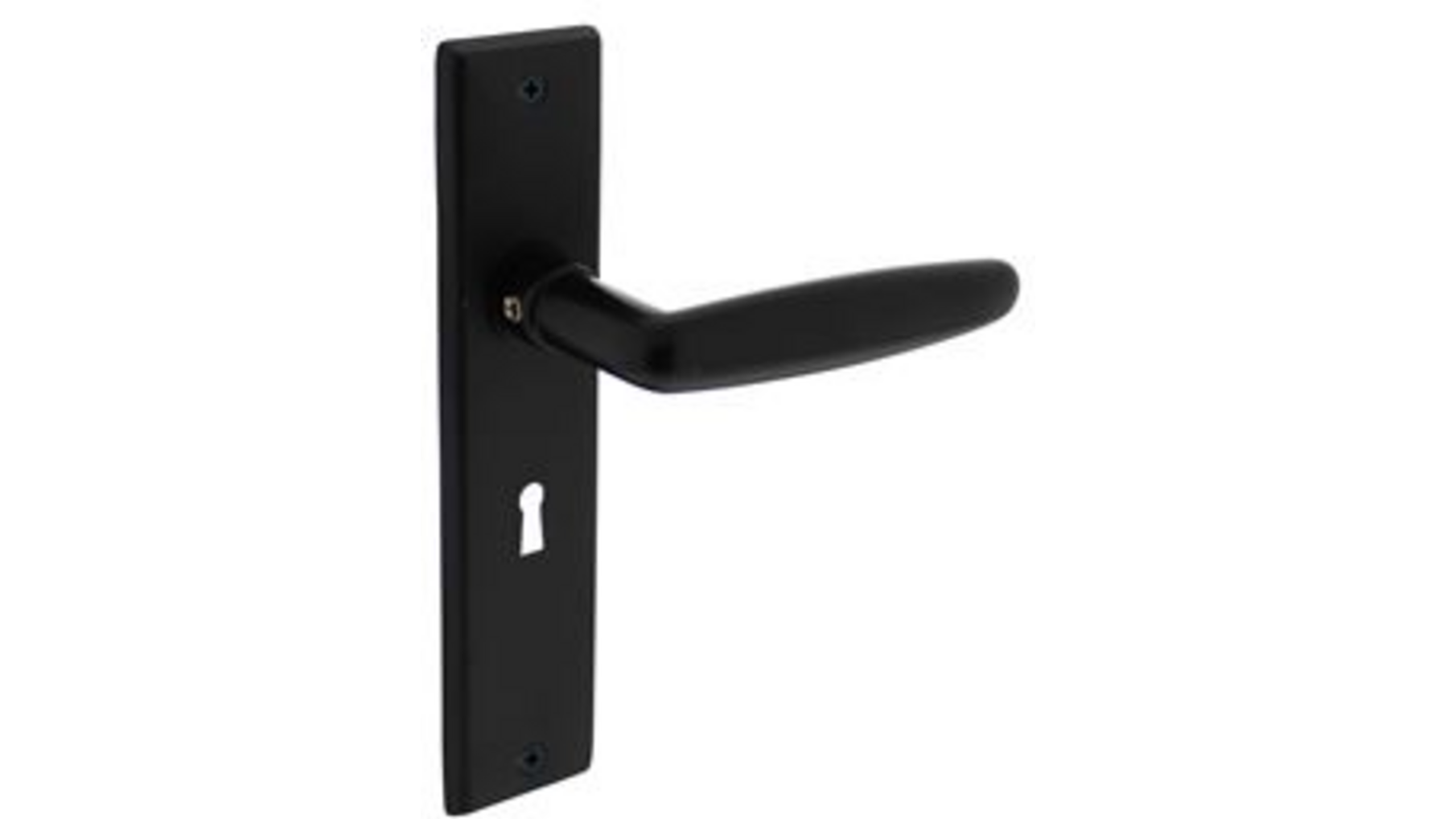 Deurkruk Sophie met schild 181x41x7mm sleutelgat 56mm