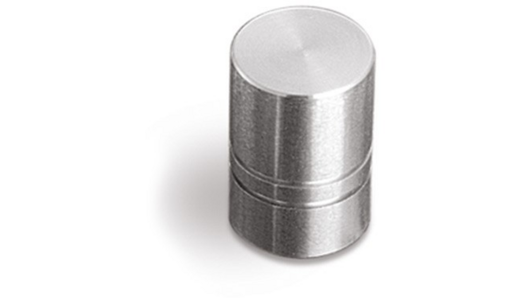 Knop 892 geborsteld RVS 18mm