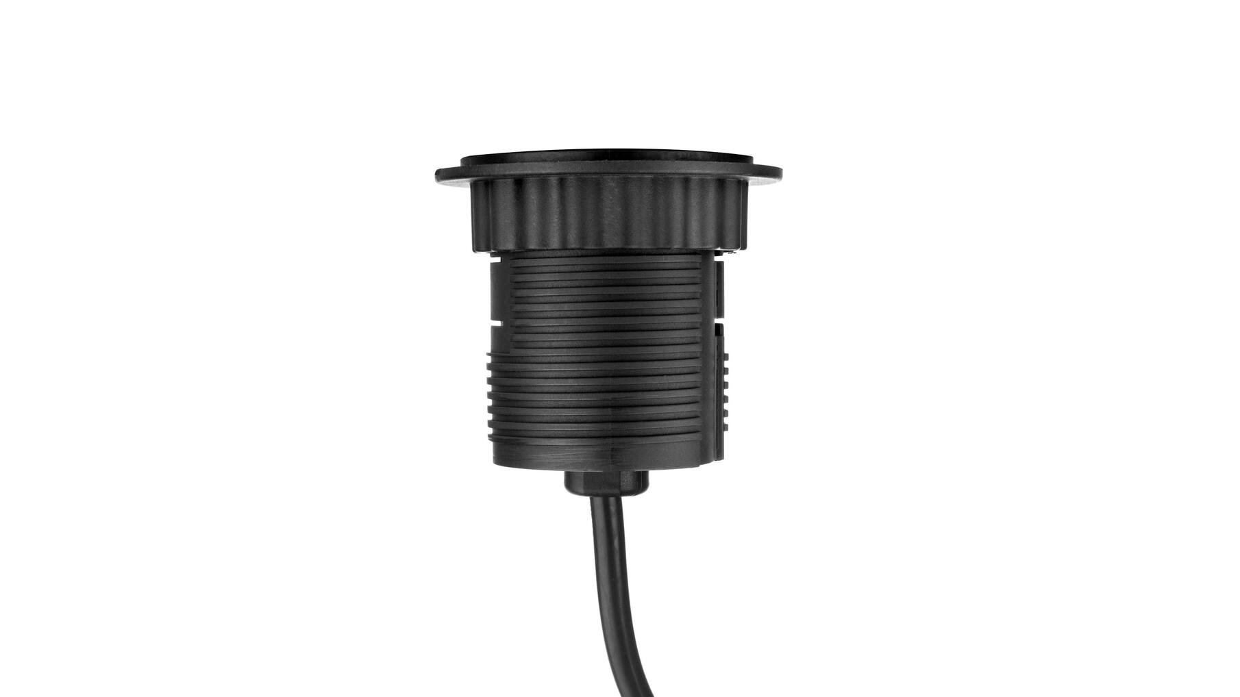 Inbouw module Power spot zwart. Met eGST Plug.
