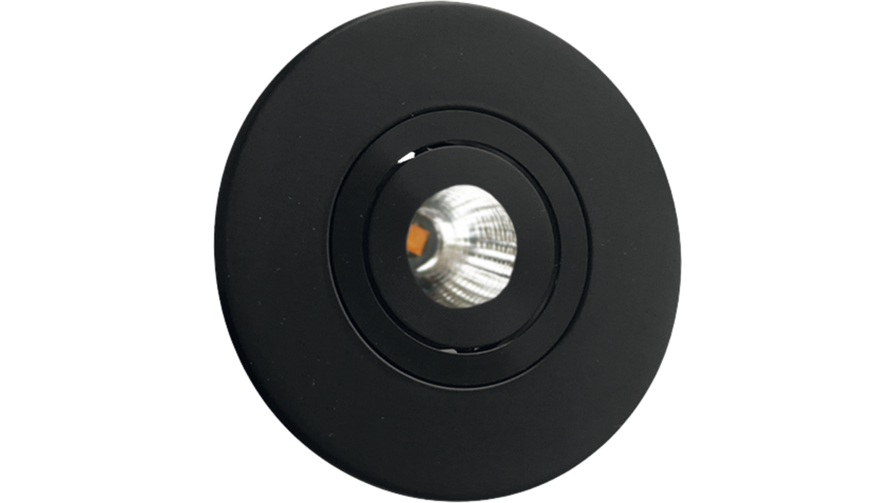 Losse spot Monza COB inbouw rond zwart kantelbaar 2700K