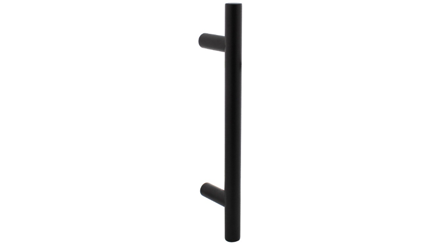 Deurgreep T-model ø 20mm 300mm mat zwart