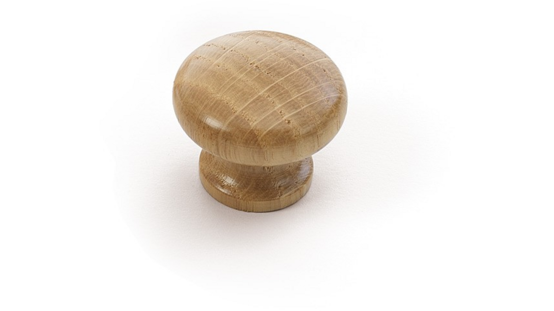 Knop WOOD 906 eiken blank gelakt 30mm