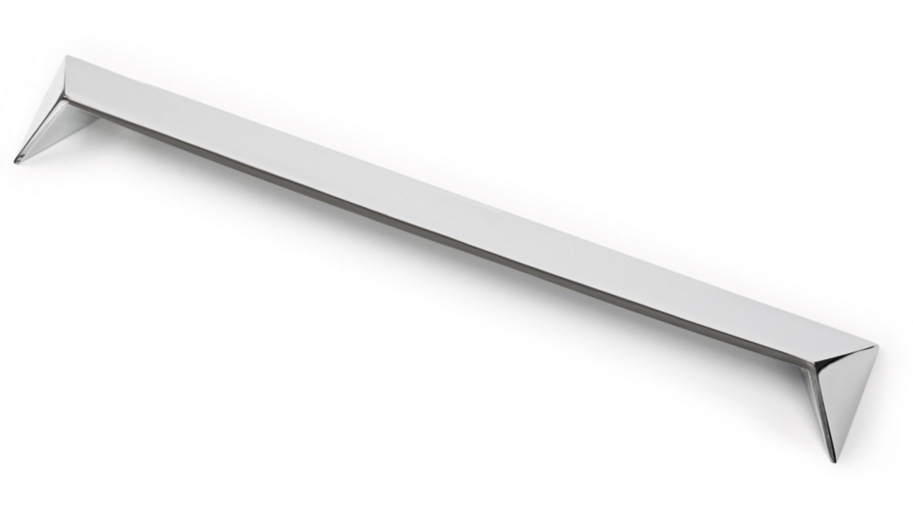 Greep POST glans chroom 149x31x20mm, hartmaat 128mm