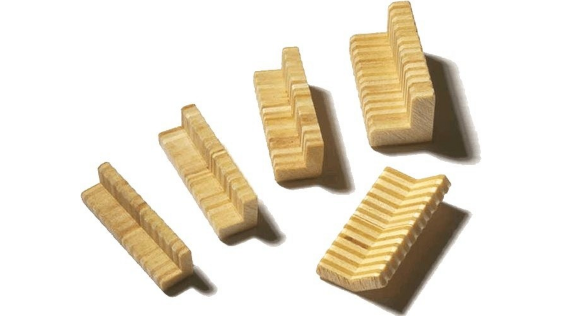 Houten verbindingshoek 6x16mm 6mm dik, per doos 200 stuks