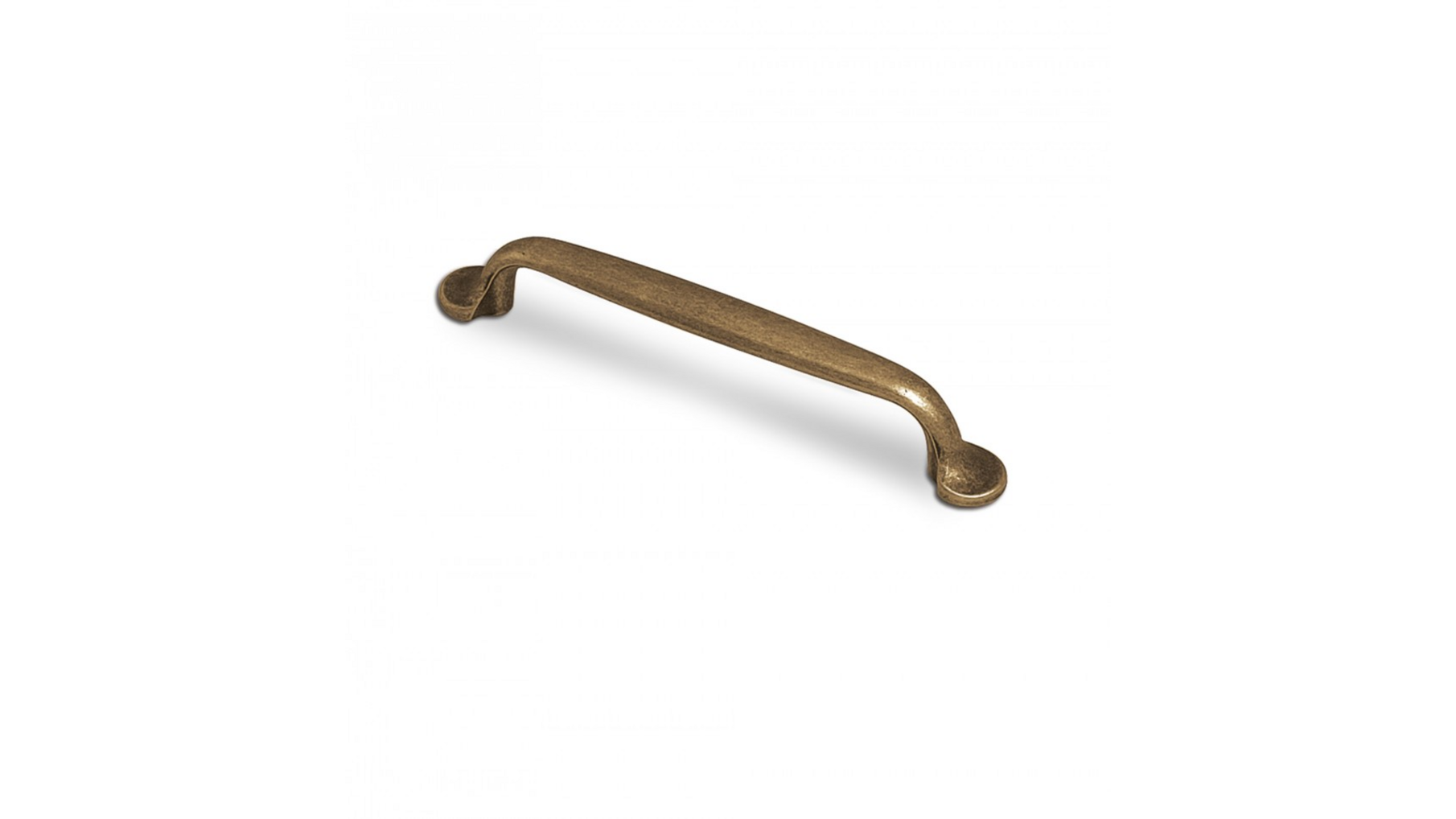 Greep METAL 703 antiek messing 126x13, hartmaat 96mm