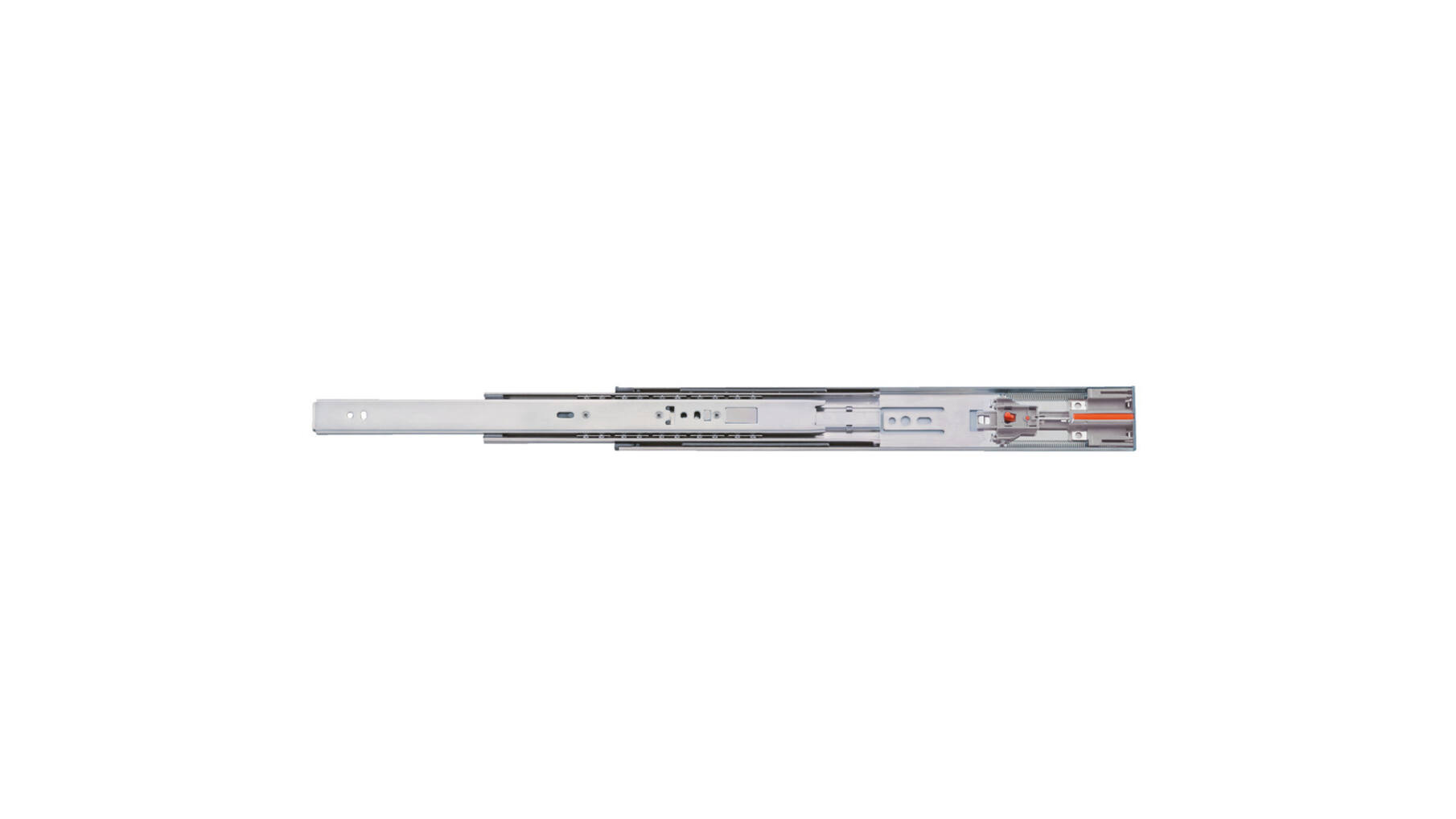 Ladegeleider RVS304, lengte 550mm, SOFT CLOSE