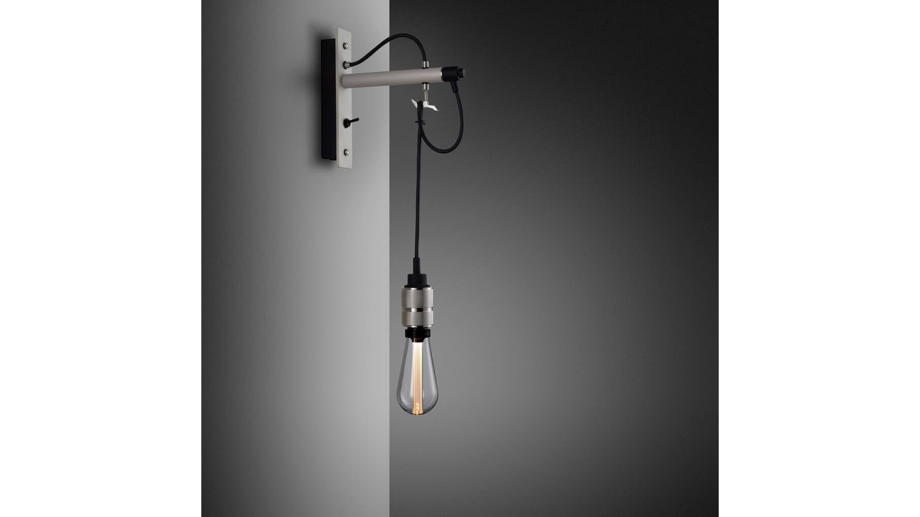 Hooked Wall Nude/Stone/Steel