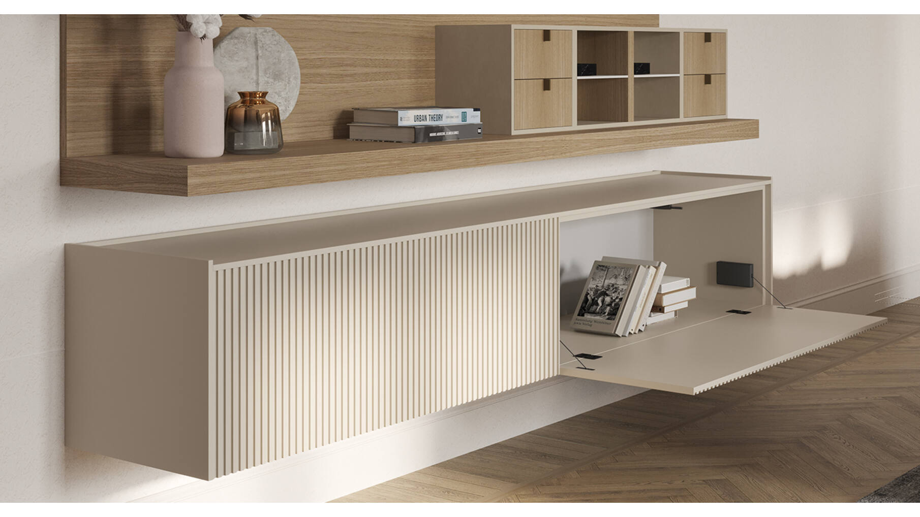 KIARO EASY afdekkap, bruin RAL8019