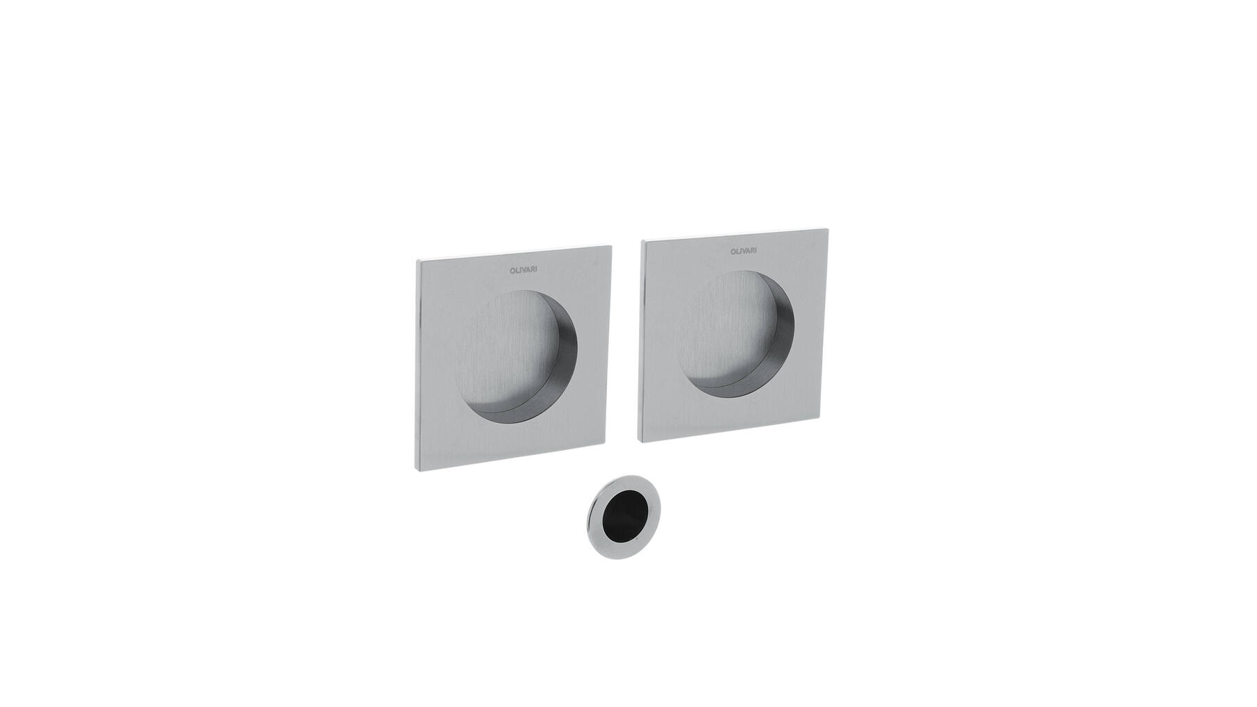 Olivari schuifdeurkom Giotto Q chroom mat