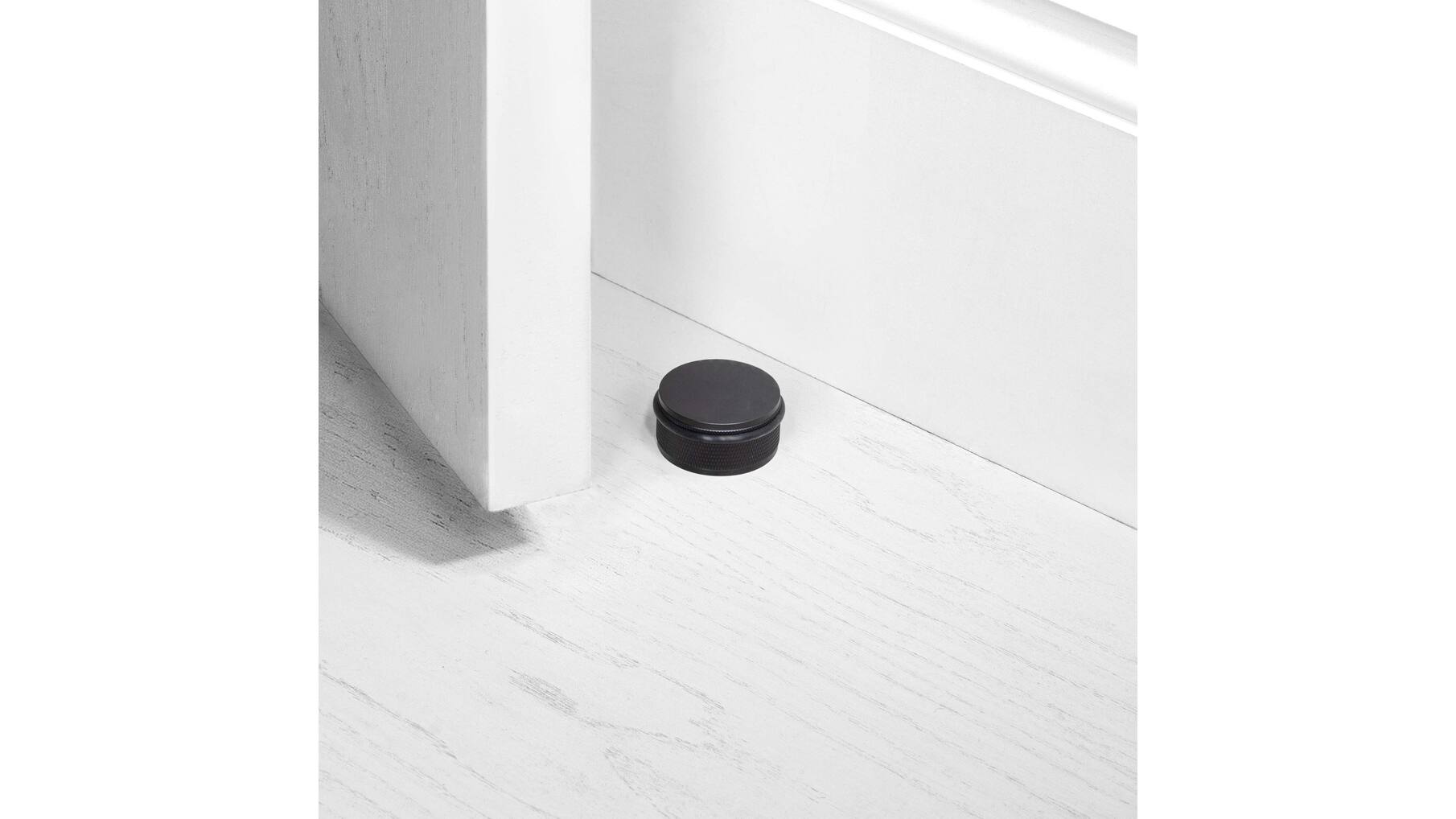 Door Stop/Floor Mounted/Black