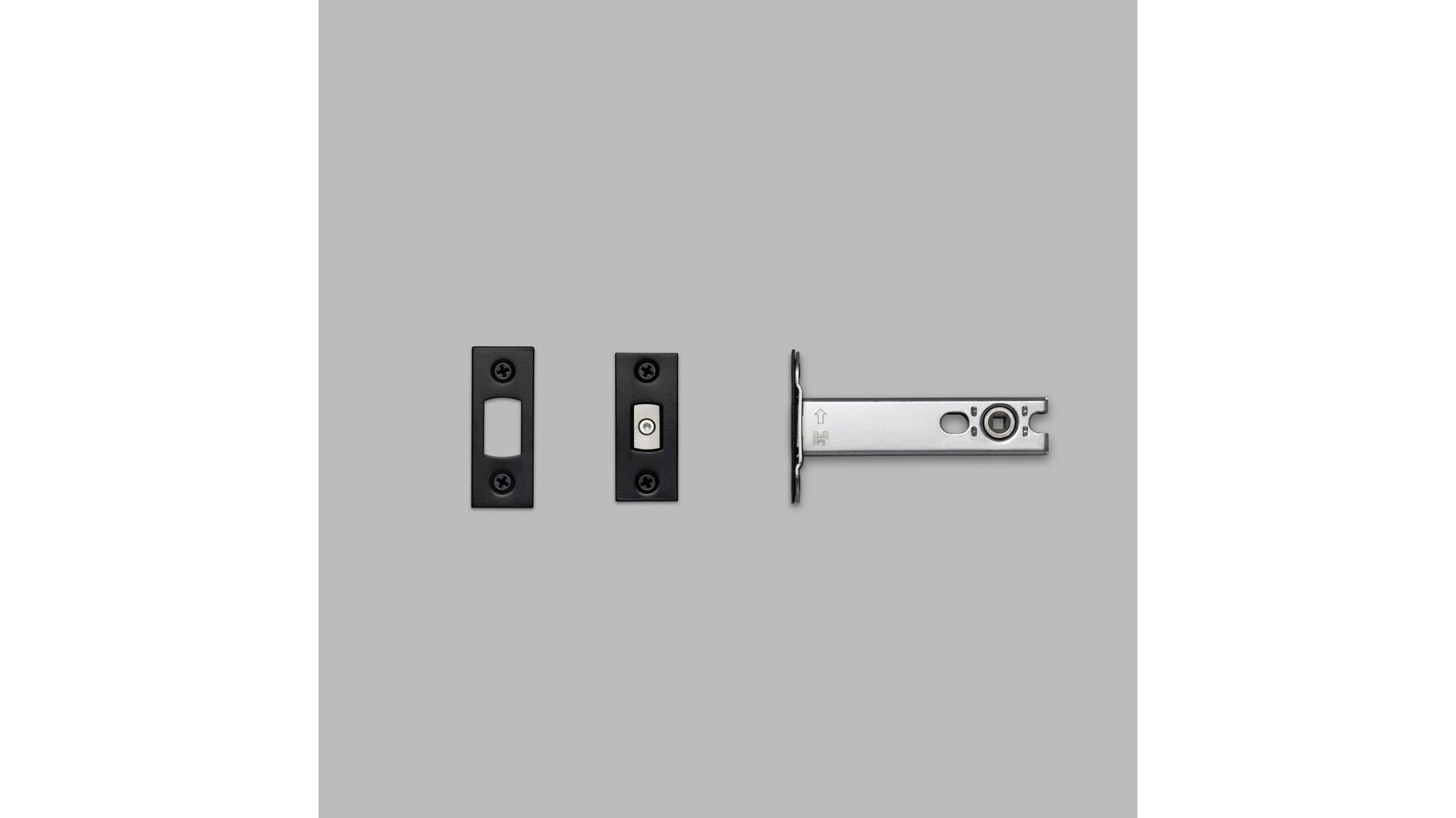 Deadbolt Latch/For Thumbturn Lock/82Mm Backset/Black