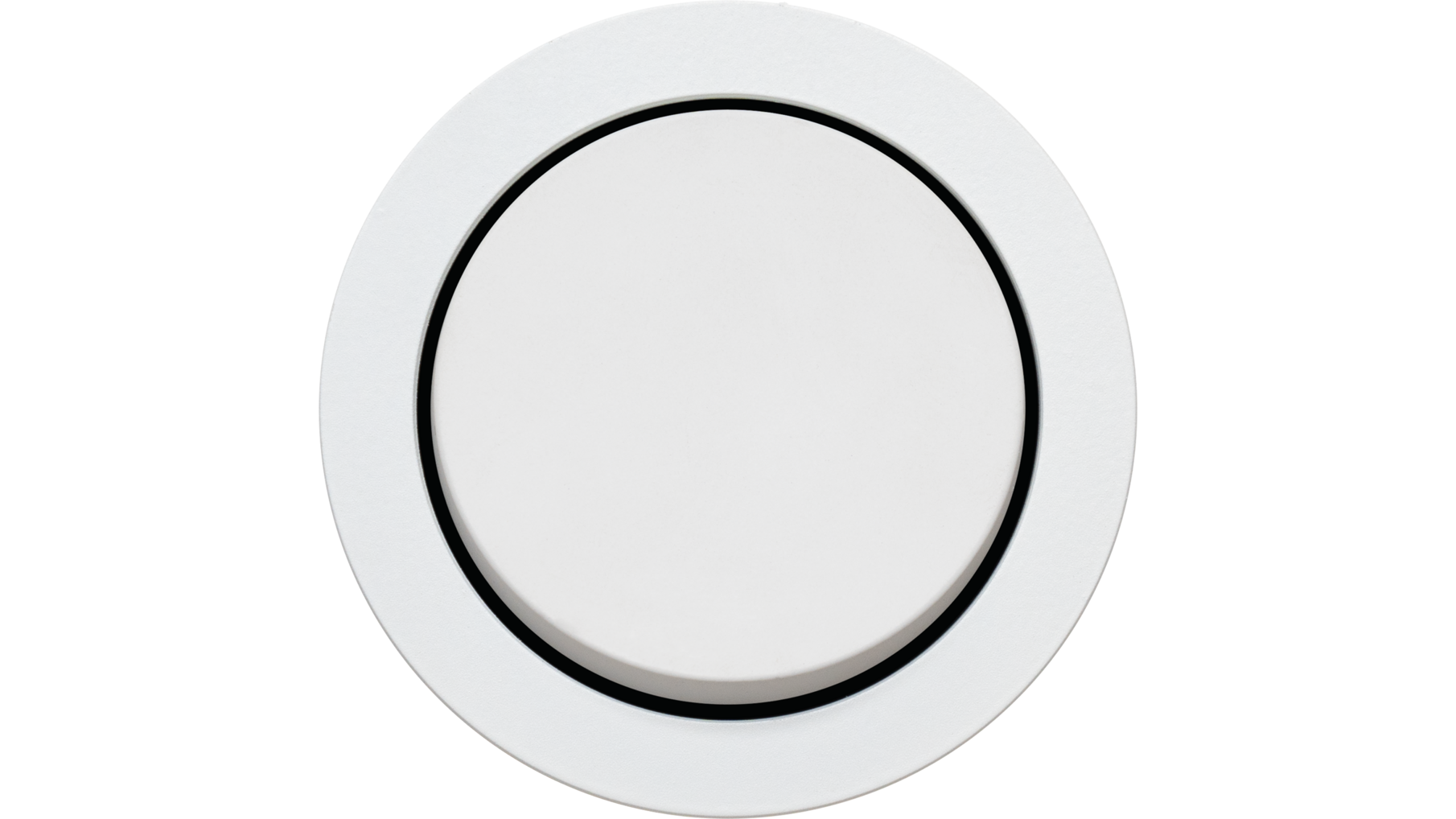 Rond 2.0 NO/NC Push button -s. trim - basic white
