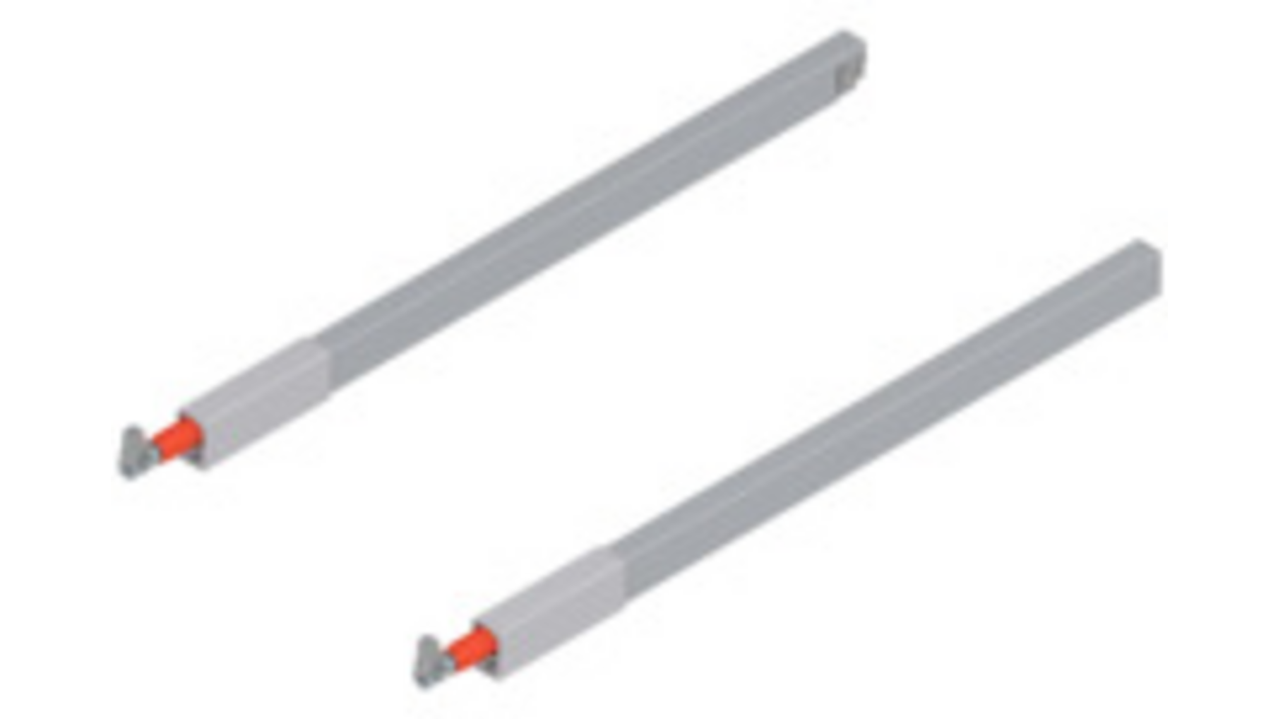 Antaro relingset, grijs, voor ladediepte 450mm