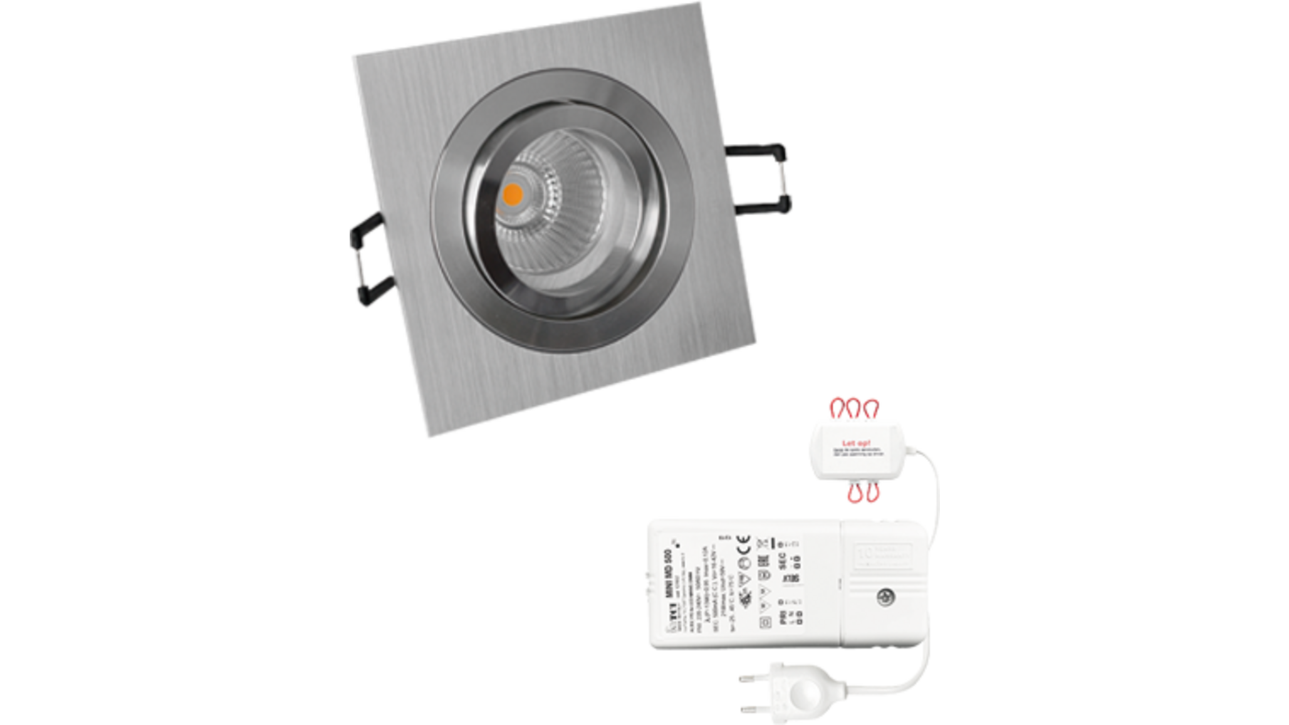 3x Smooth Vierk. Alu DTW 3000K-2200K + 3x verl + driver