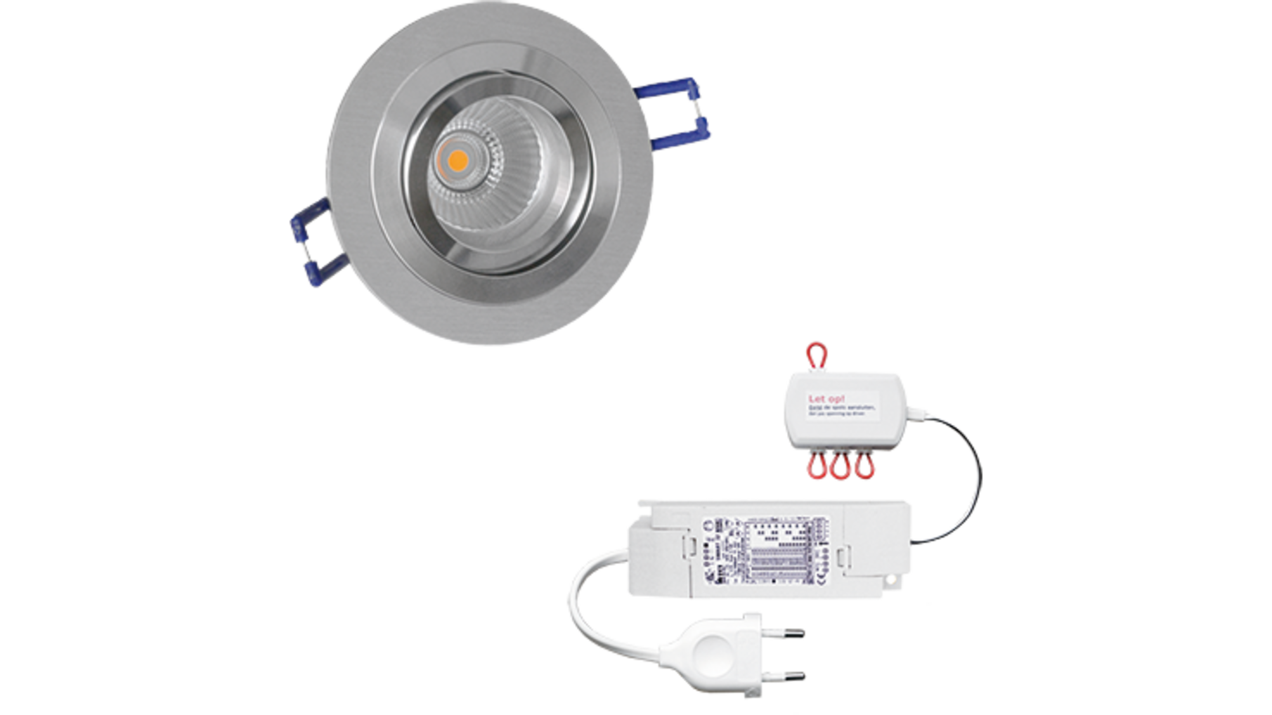 3x rond Alu+3x powerled+3x verl+driver