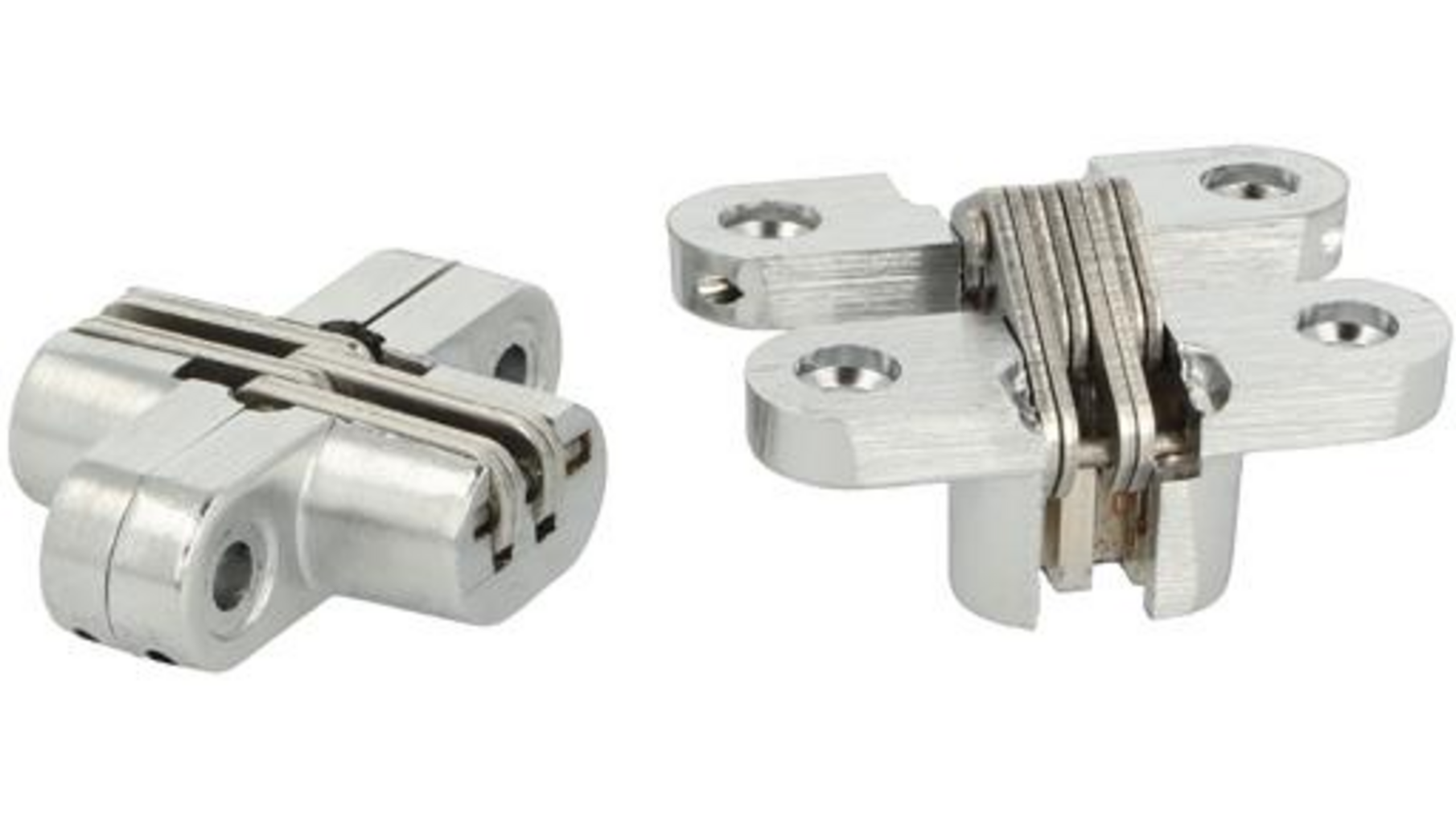 VICI scharnier 68.8x15,4 zamak RVS geborsteld