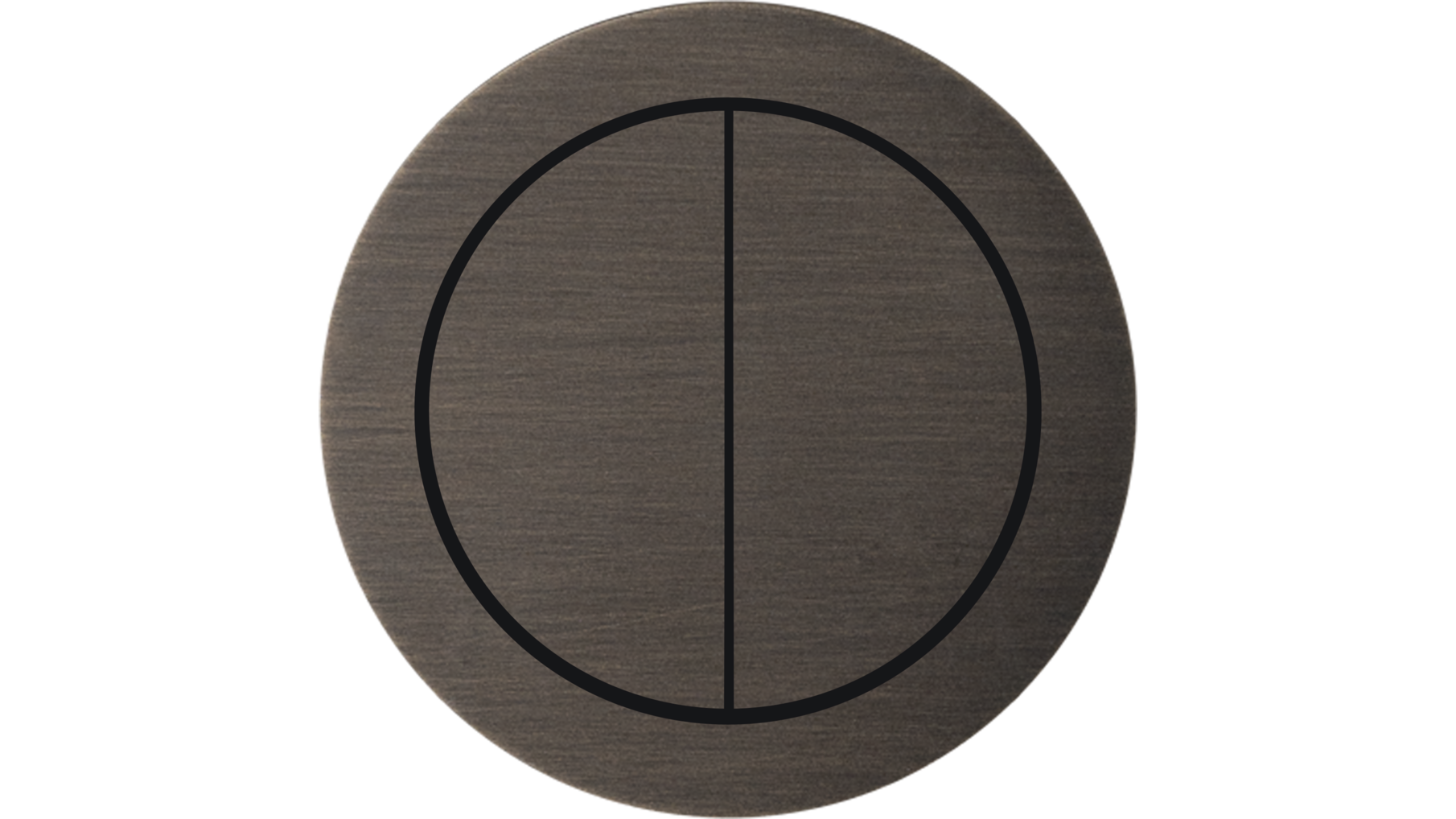 Rond 2.0 Push button 4X- s. trim - dark bronze