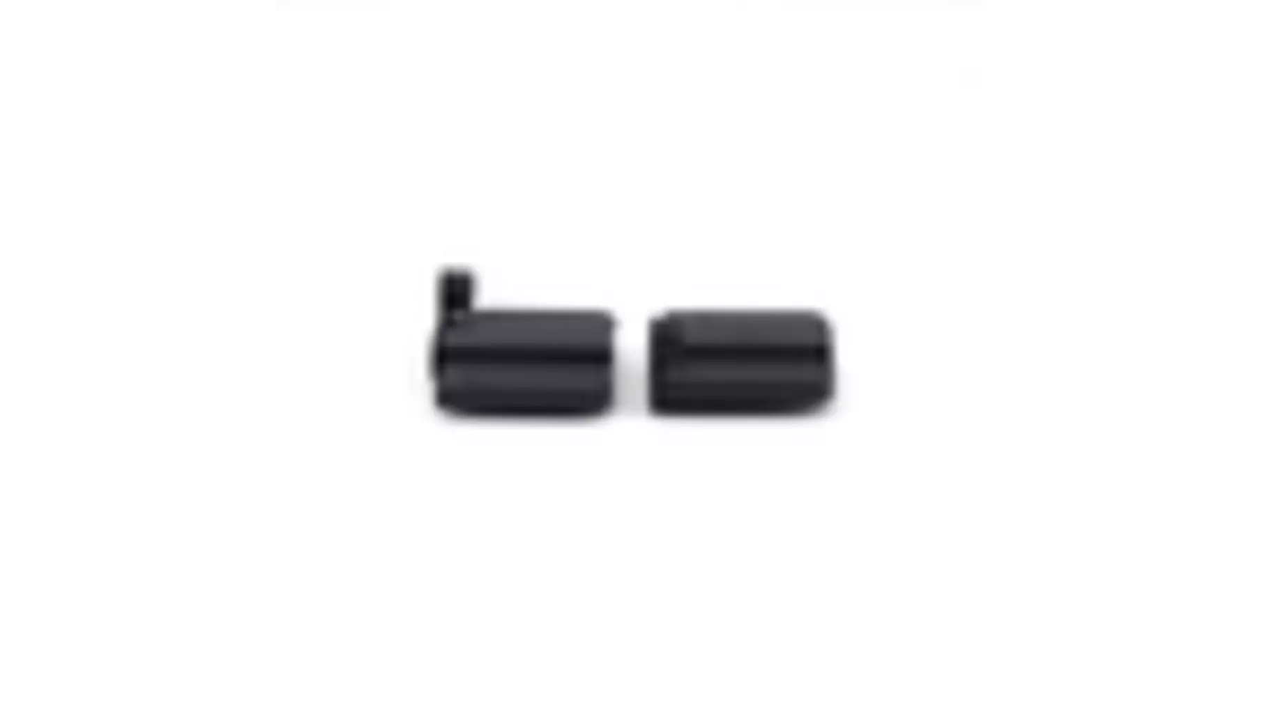 Dekselscharnier zwart soft close, prijs per set