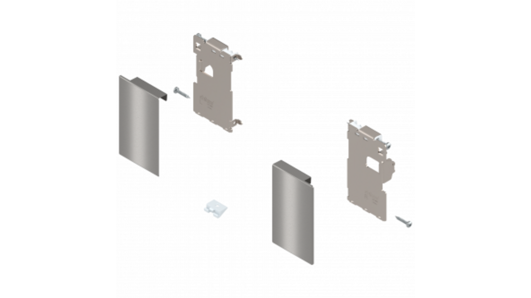 Legrabox fronthouderset M, RVS