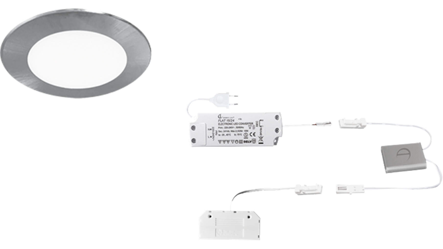 1x Atom D-Motion RVS Look 24V + Dotti D-Motion + Driver 15W