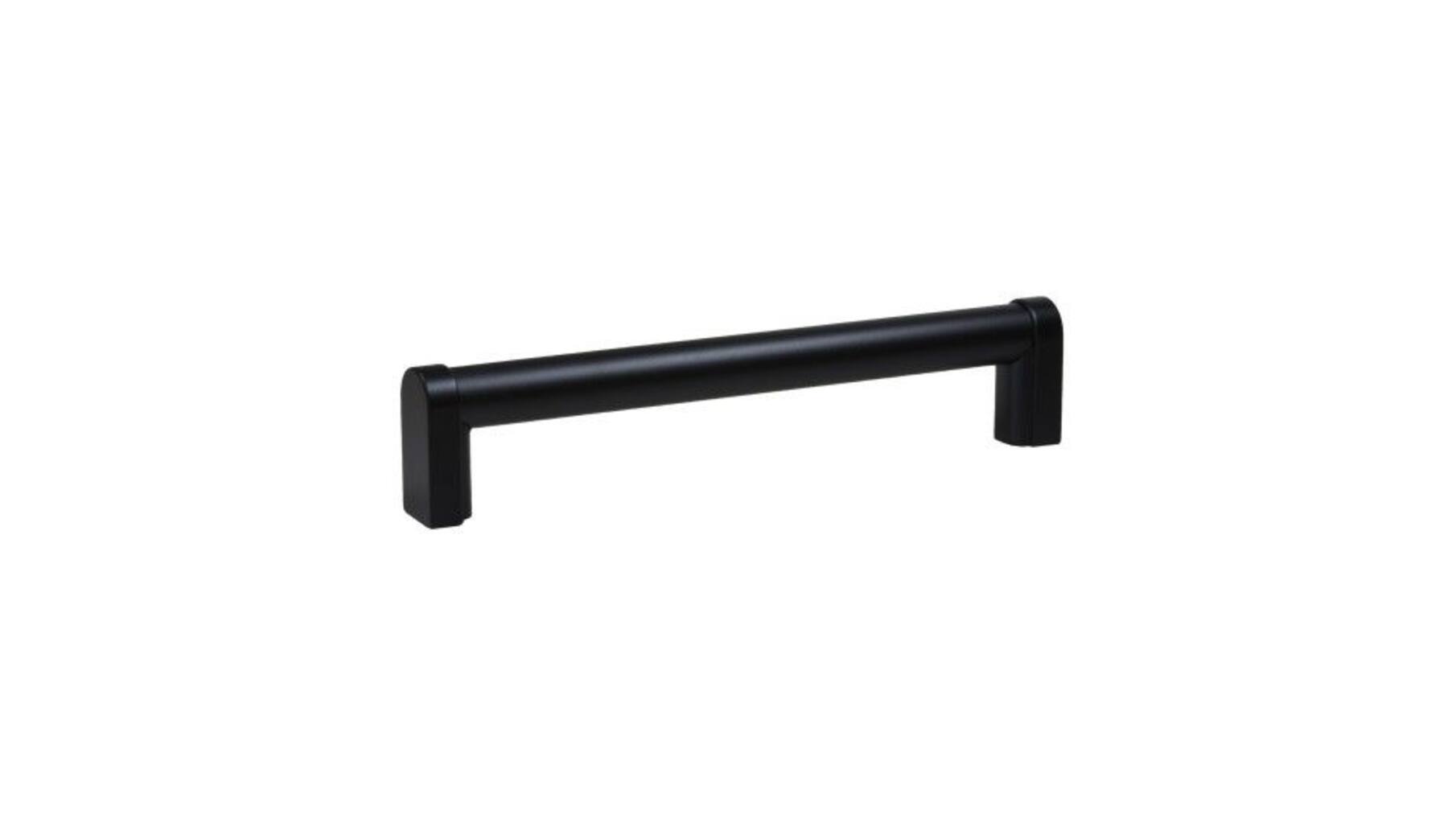 Greep 336x24mm mat zwart gelakt, hartmaat 320mm hoogte 43mm