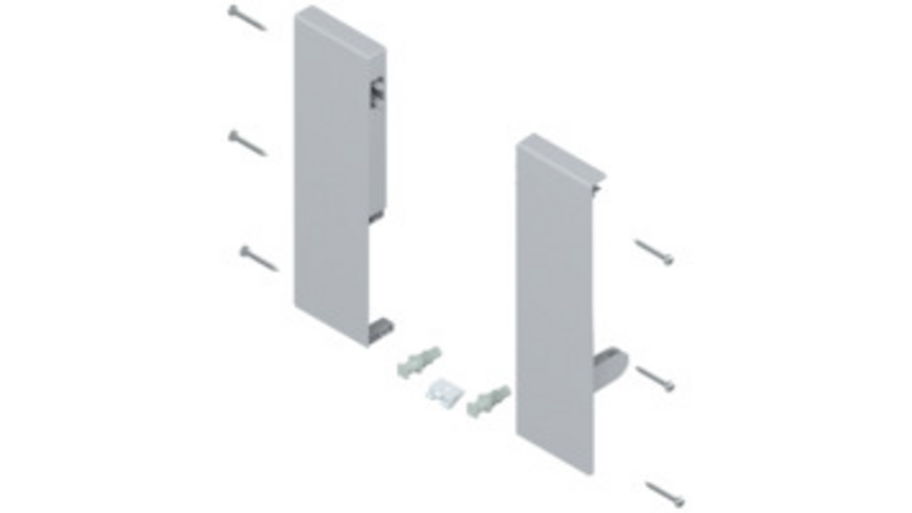 Antaro fronthouderset D, lichtgrijs