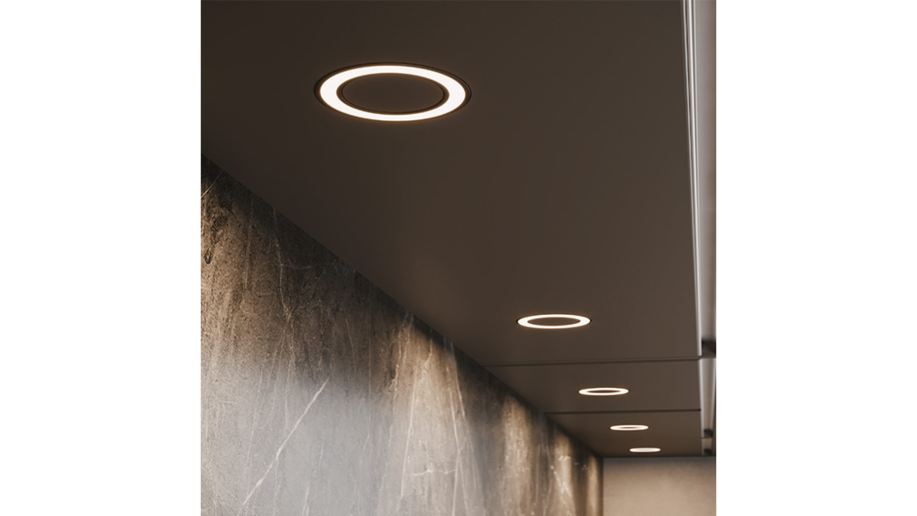 Losse spot Holl BH inbouwspot mat zwart 4,5W-24Vdc 2700K