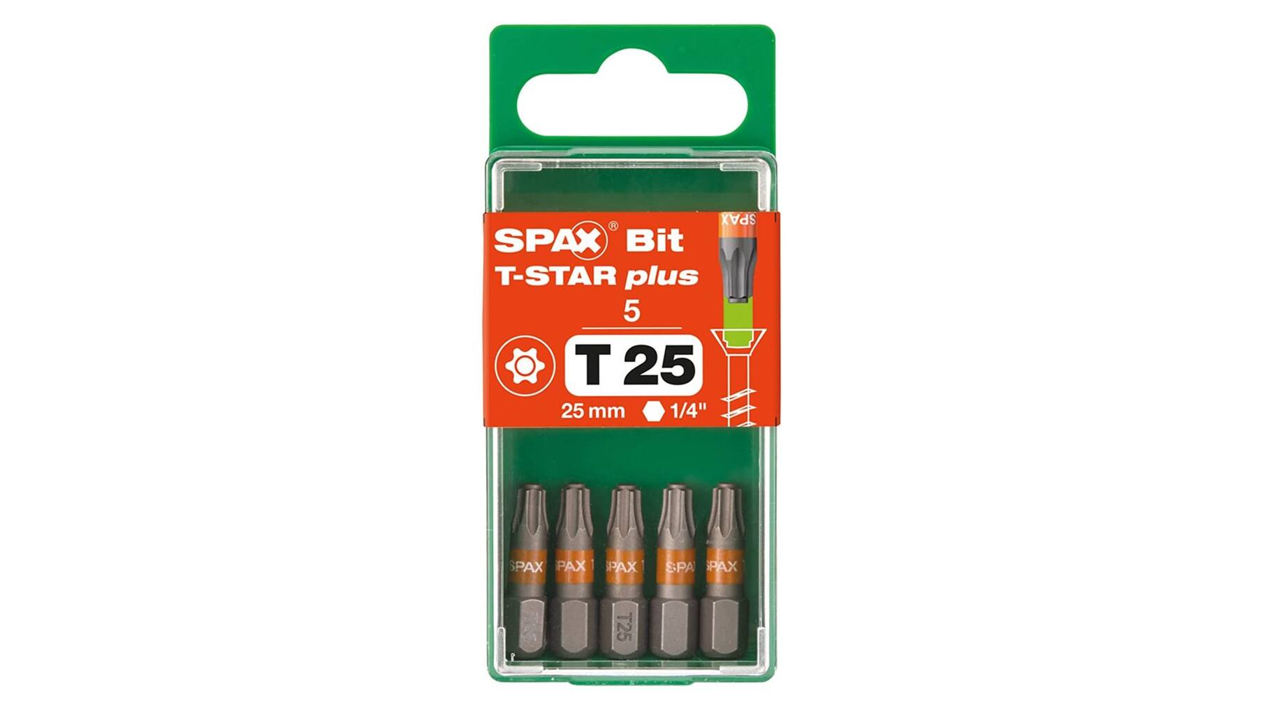 SPAX Bit T-star plus T25 25mm S 5 St.
