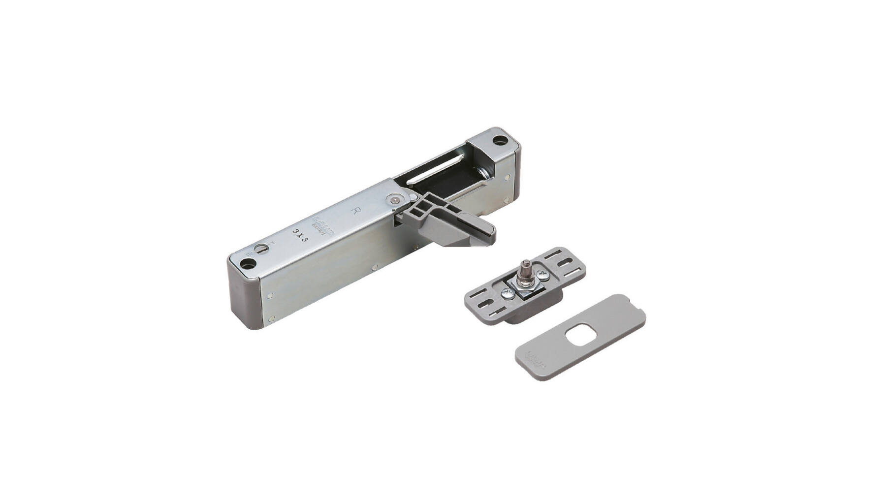 Deurdemper links voor deuren 15-40kilo, breedte max 900mm