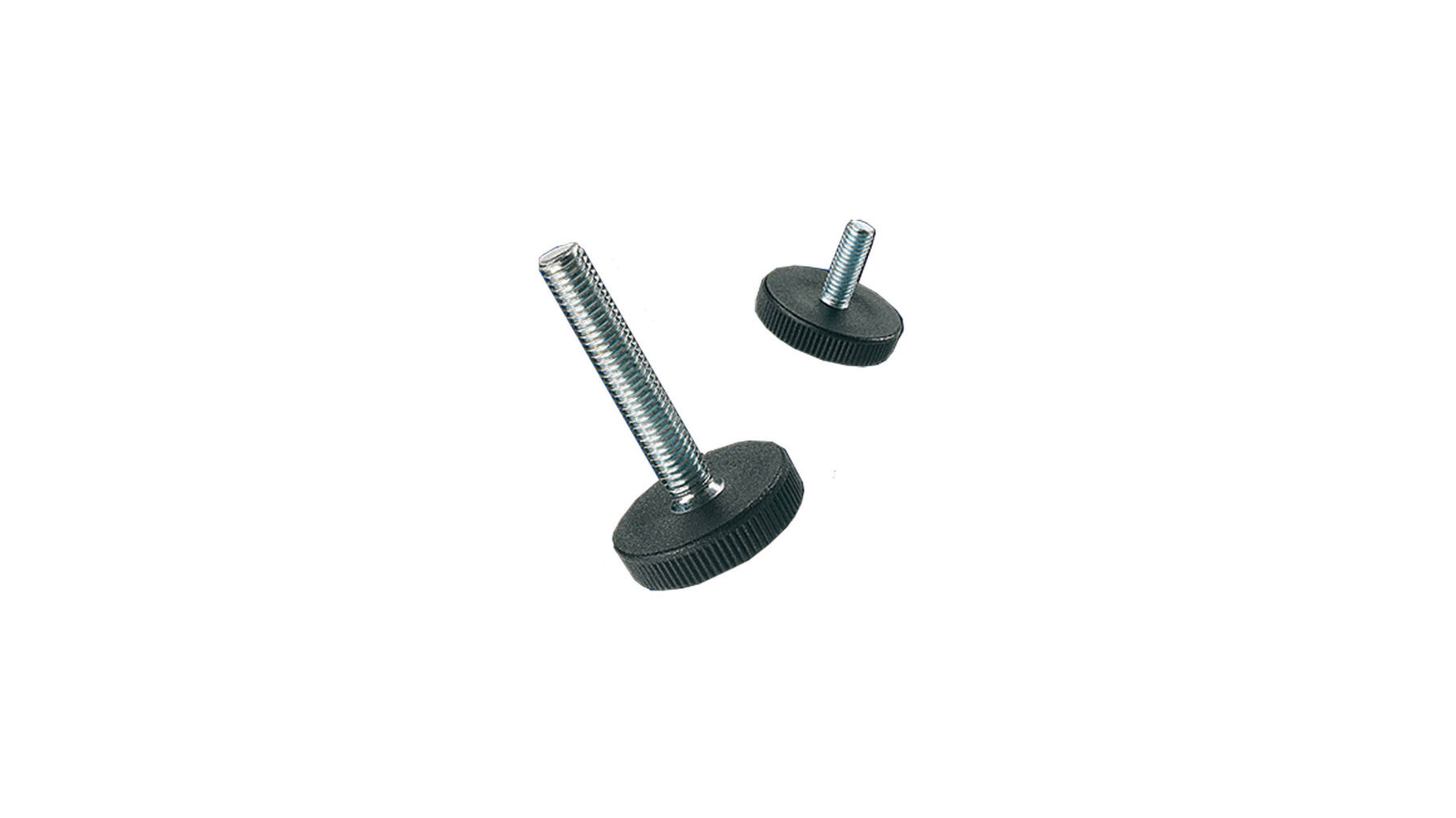 Stelvoeten 70-25/M6x40mm, voetdiameter 25mm draadlengte 37mm