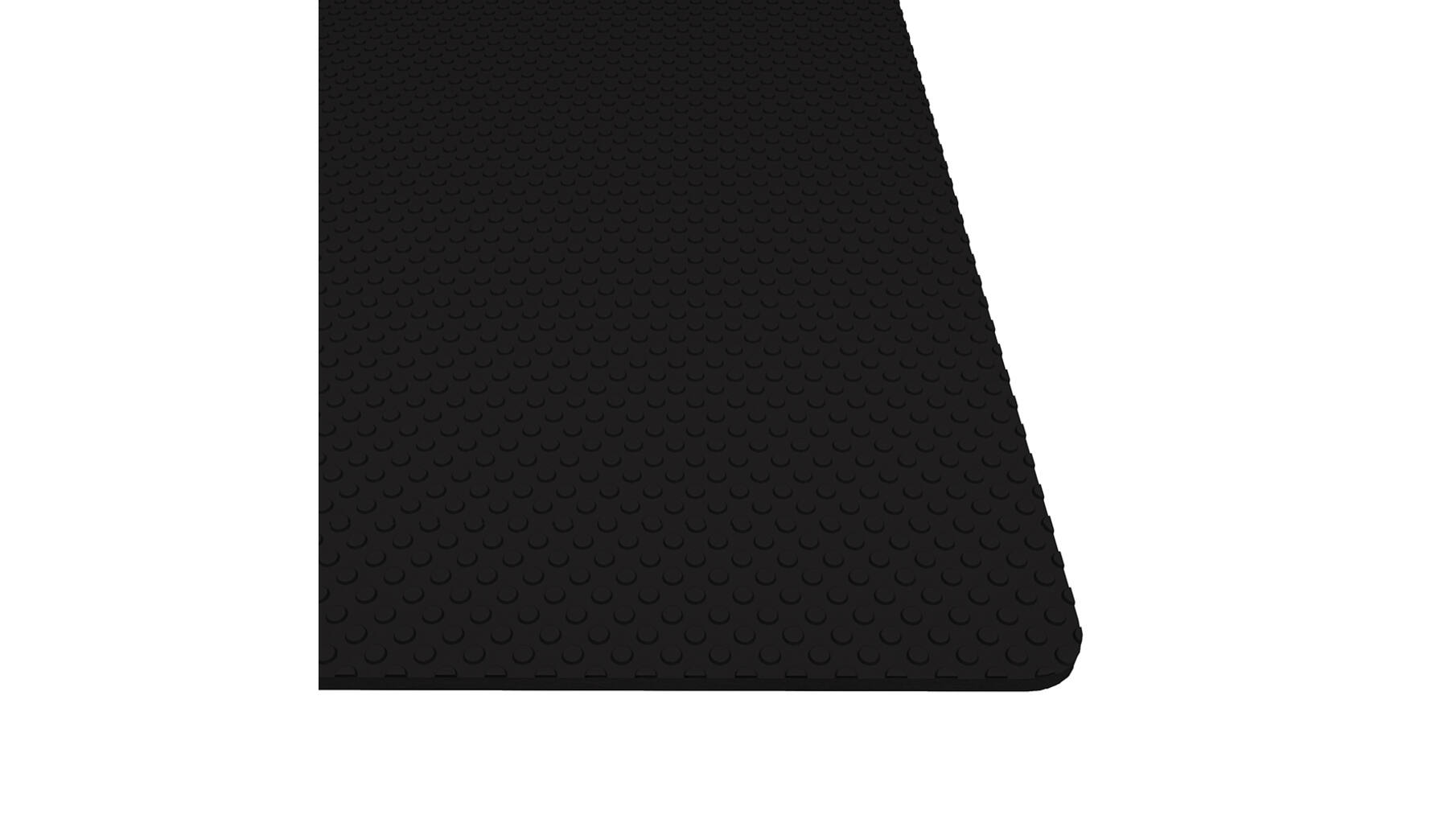 Antislipmat zwart hoog 480mmm, dik 1.2mm op rol 20mtr