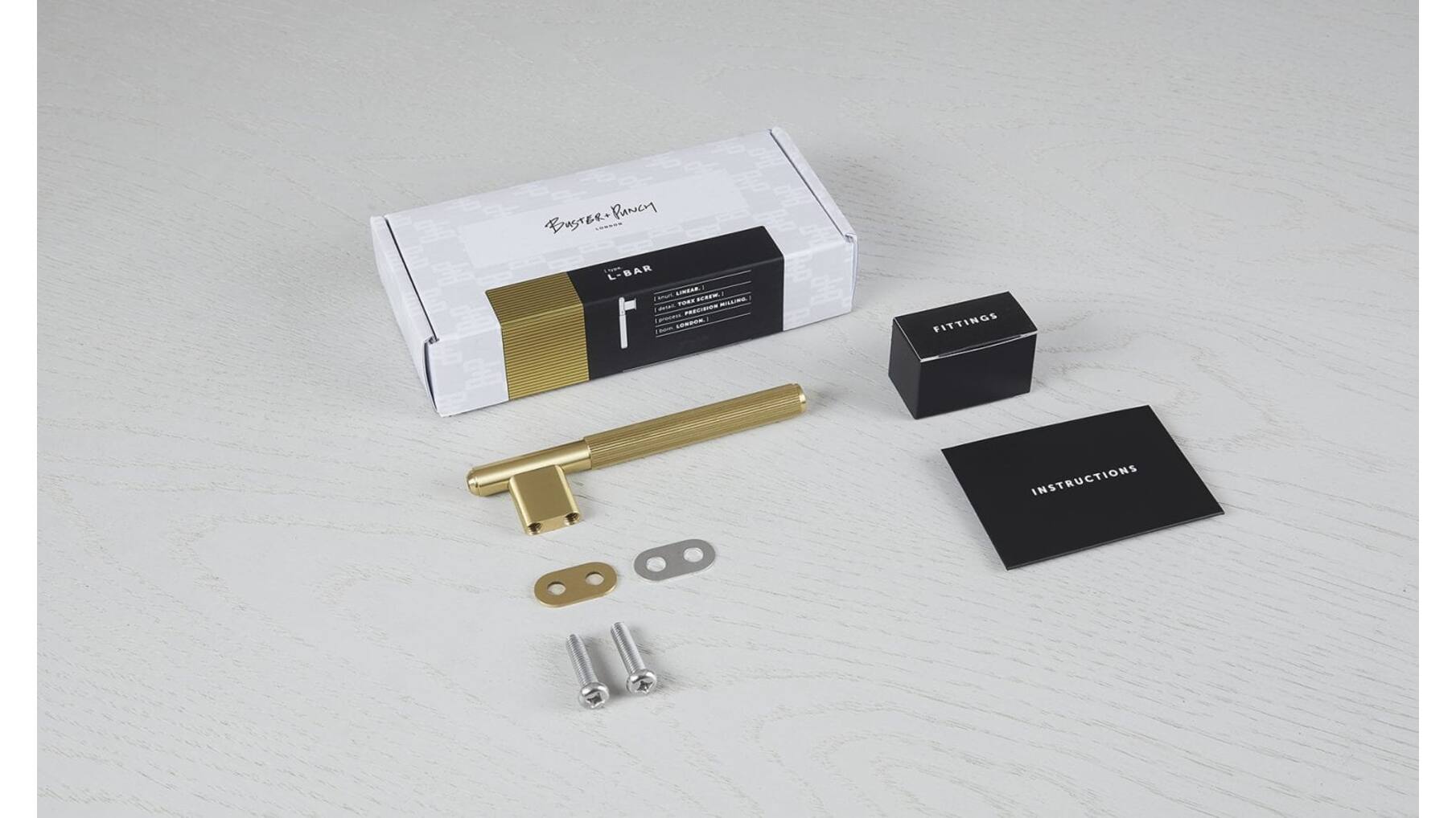 L-Bar/125Mm/Brass