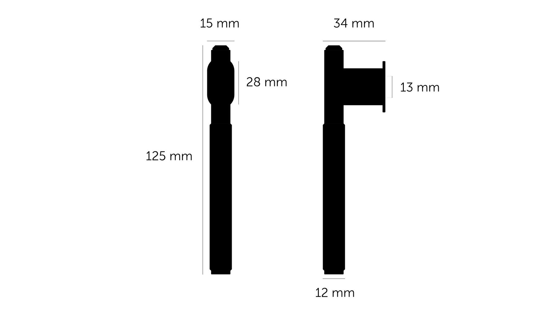L-Bar/125Mm/Brass